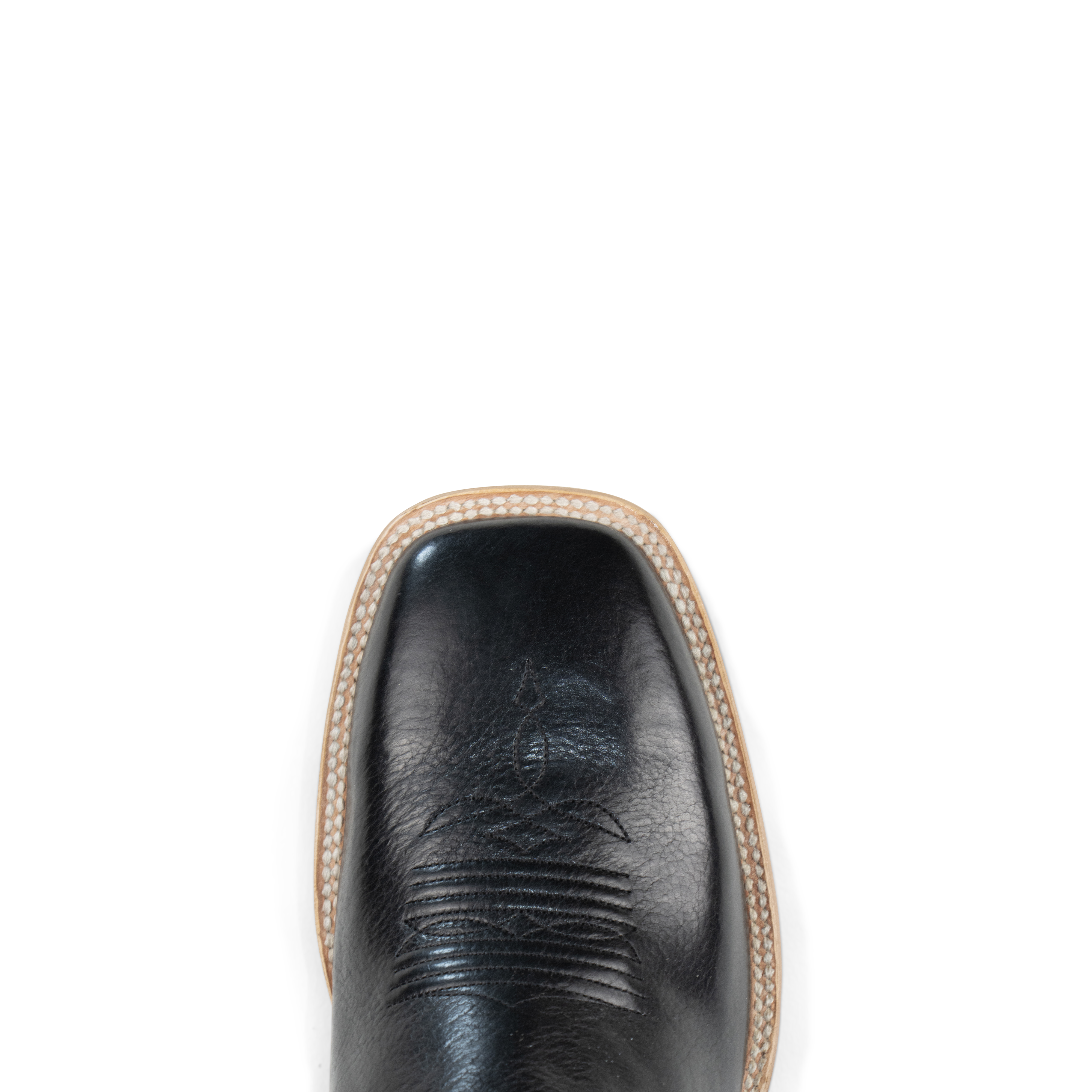 Bison Black - Square Toe