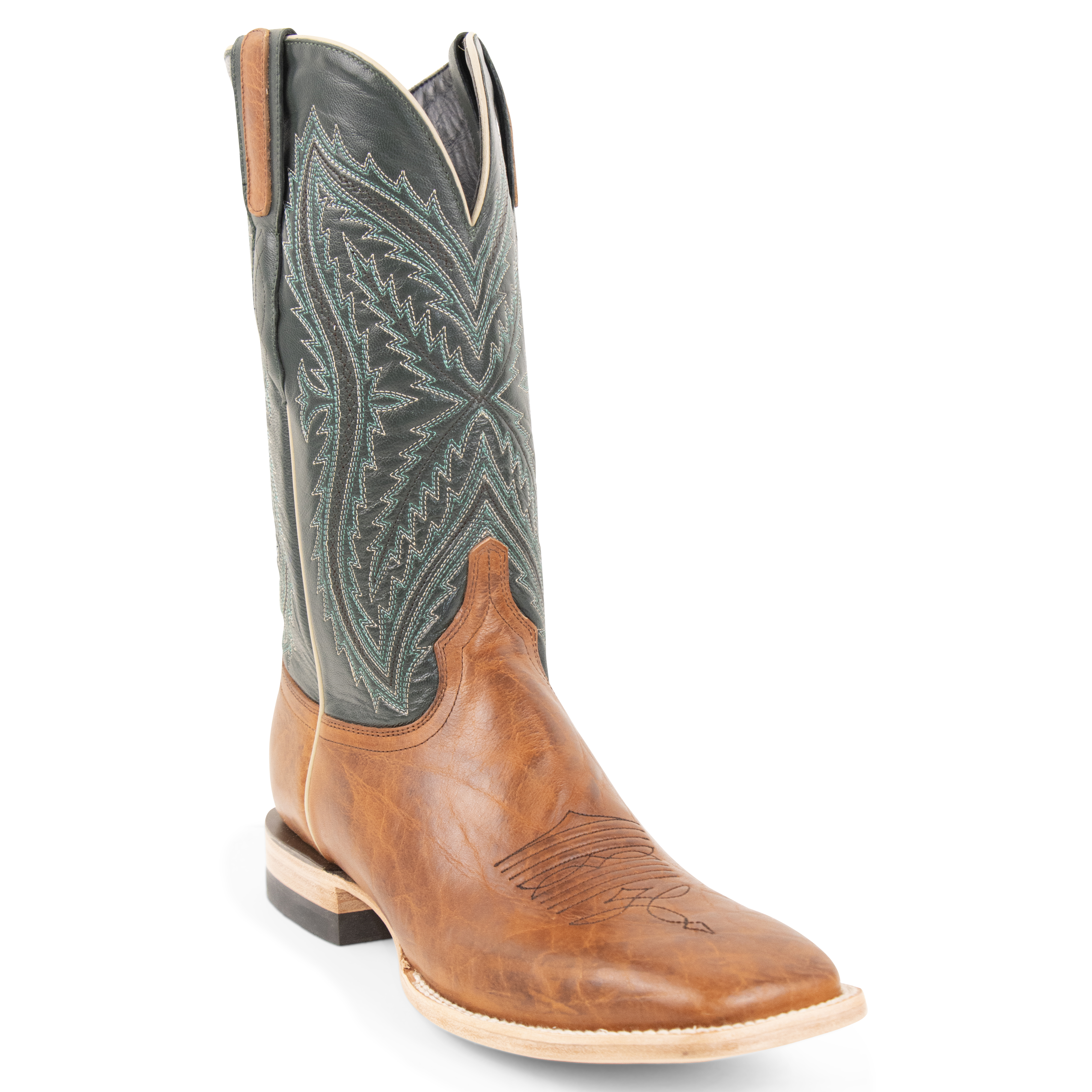 Bison Golden Tan - Square Toe