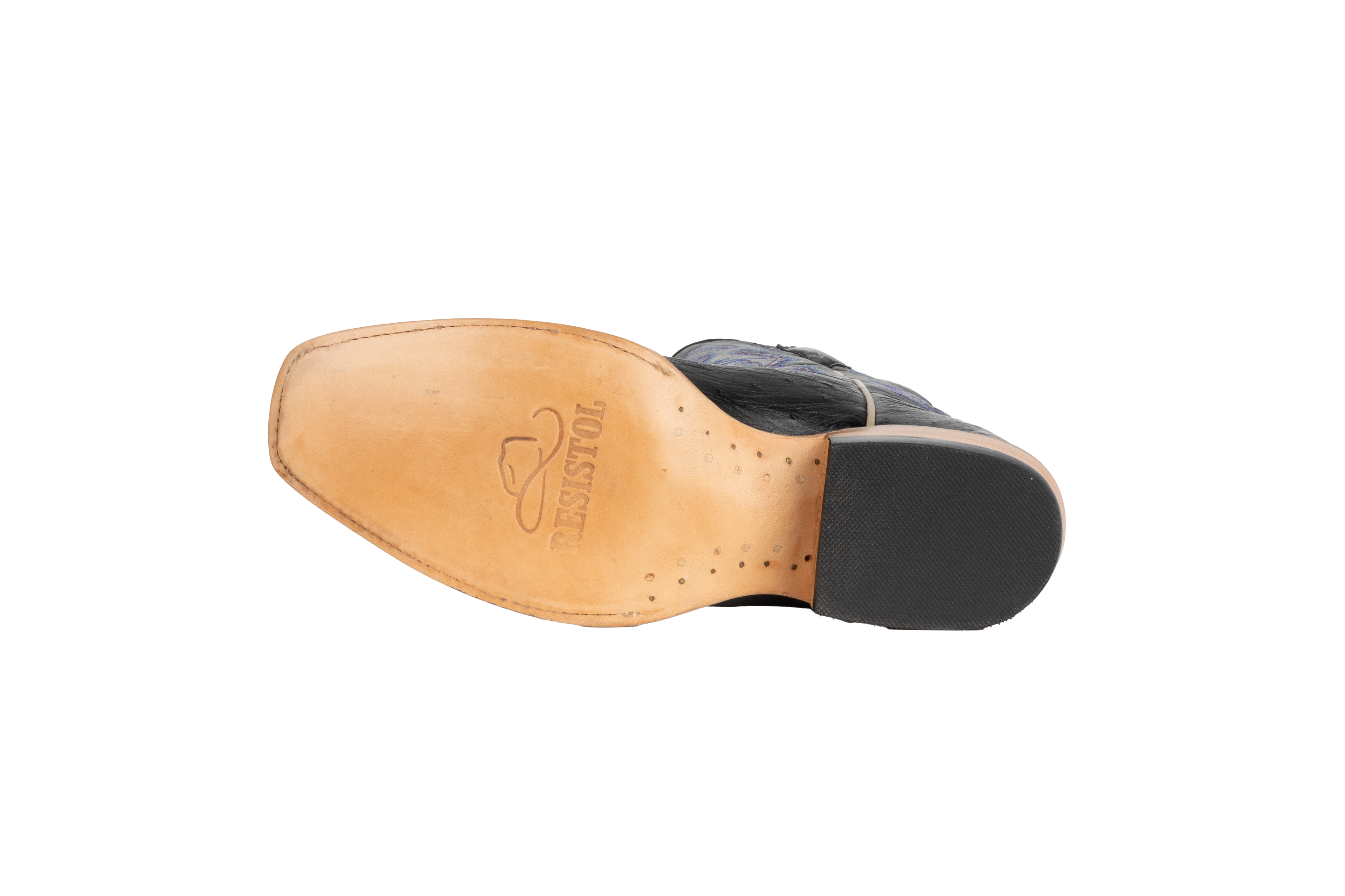 Smooth Ostrich Black - Cutter Toe