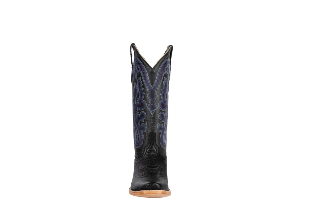 Smooth Ostrich Black - Cutter Toe