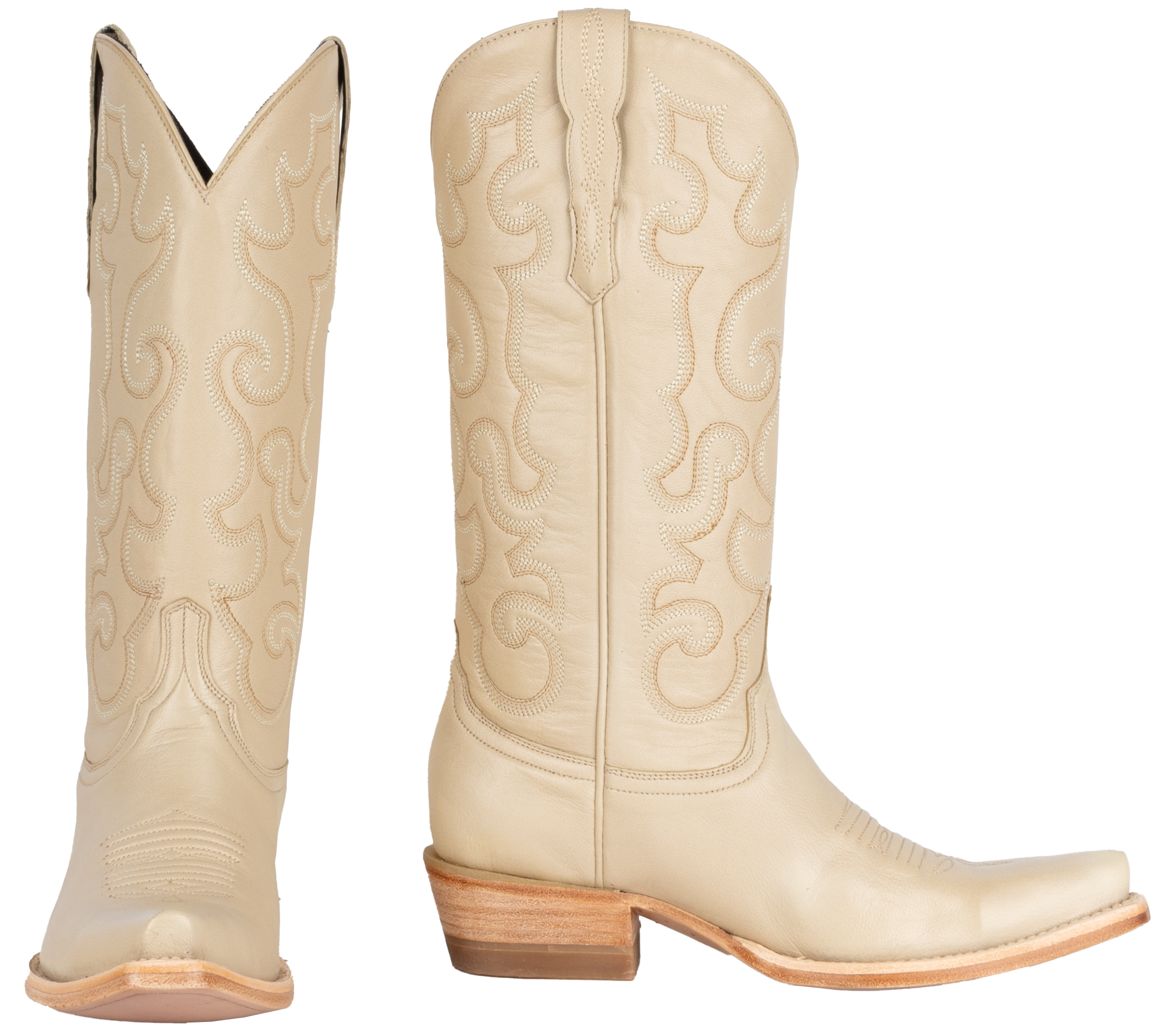 Cowhide Bone - Pointed Toe