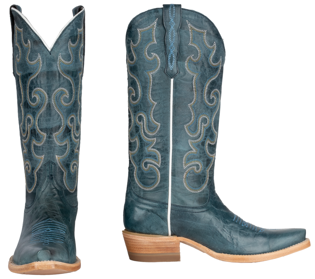 Maddog Goat Blue - Pointed Toe