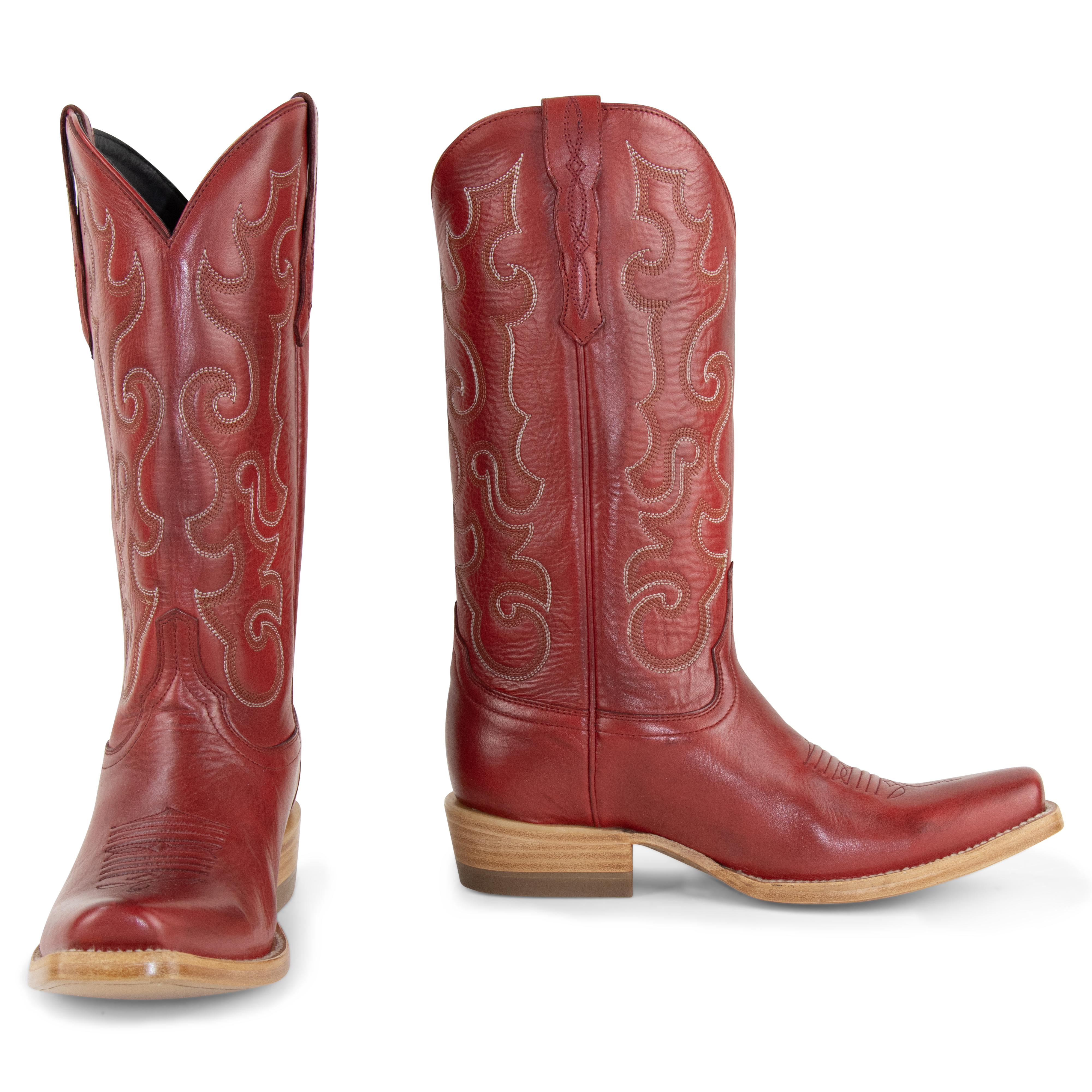 Cowhide Red - Cutter Toe