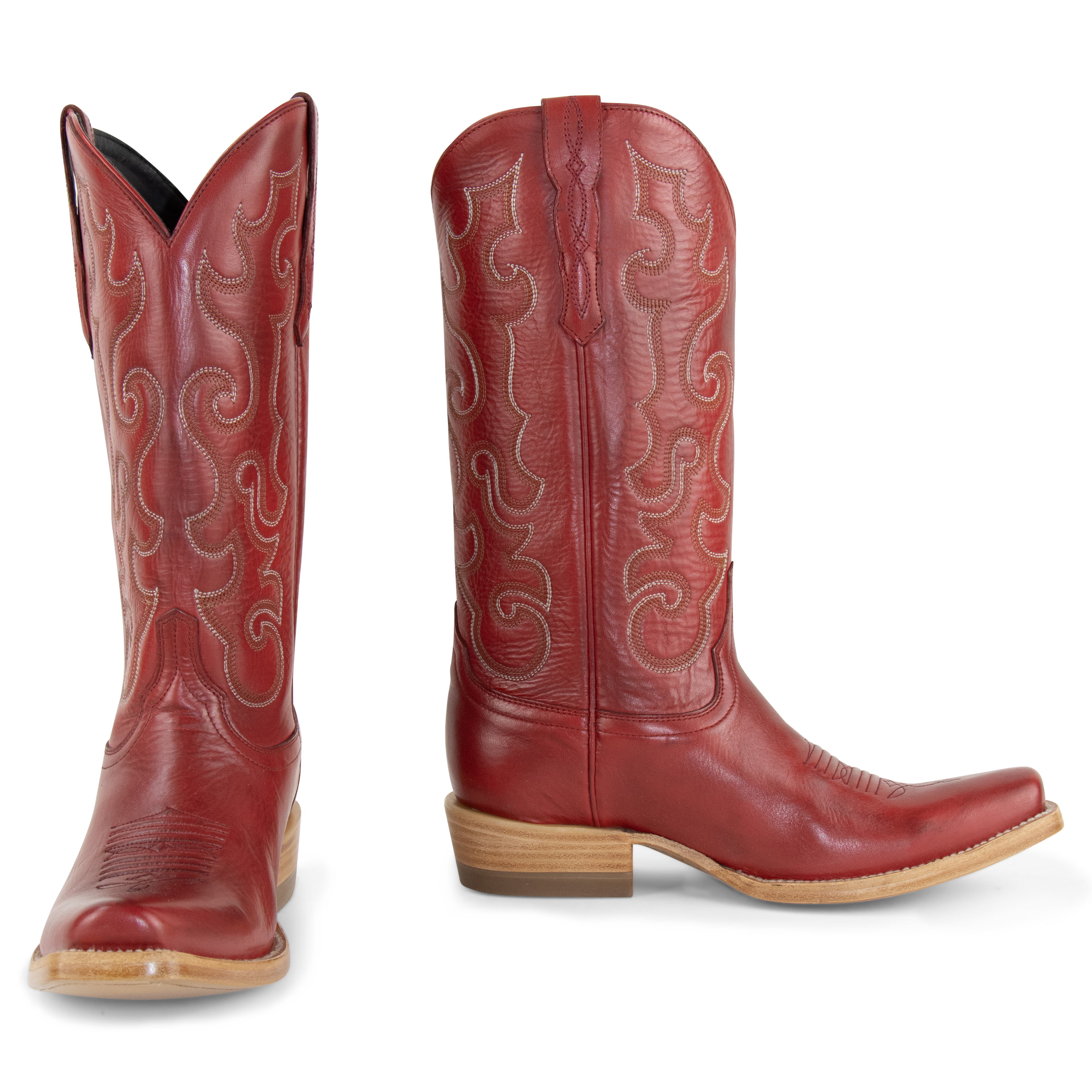 Cowhide Red - Cutter Toe