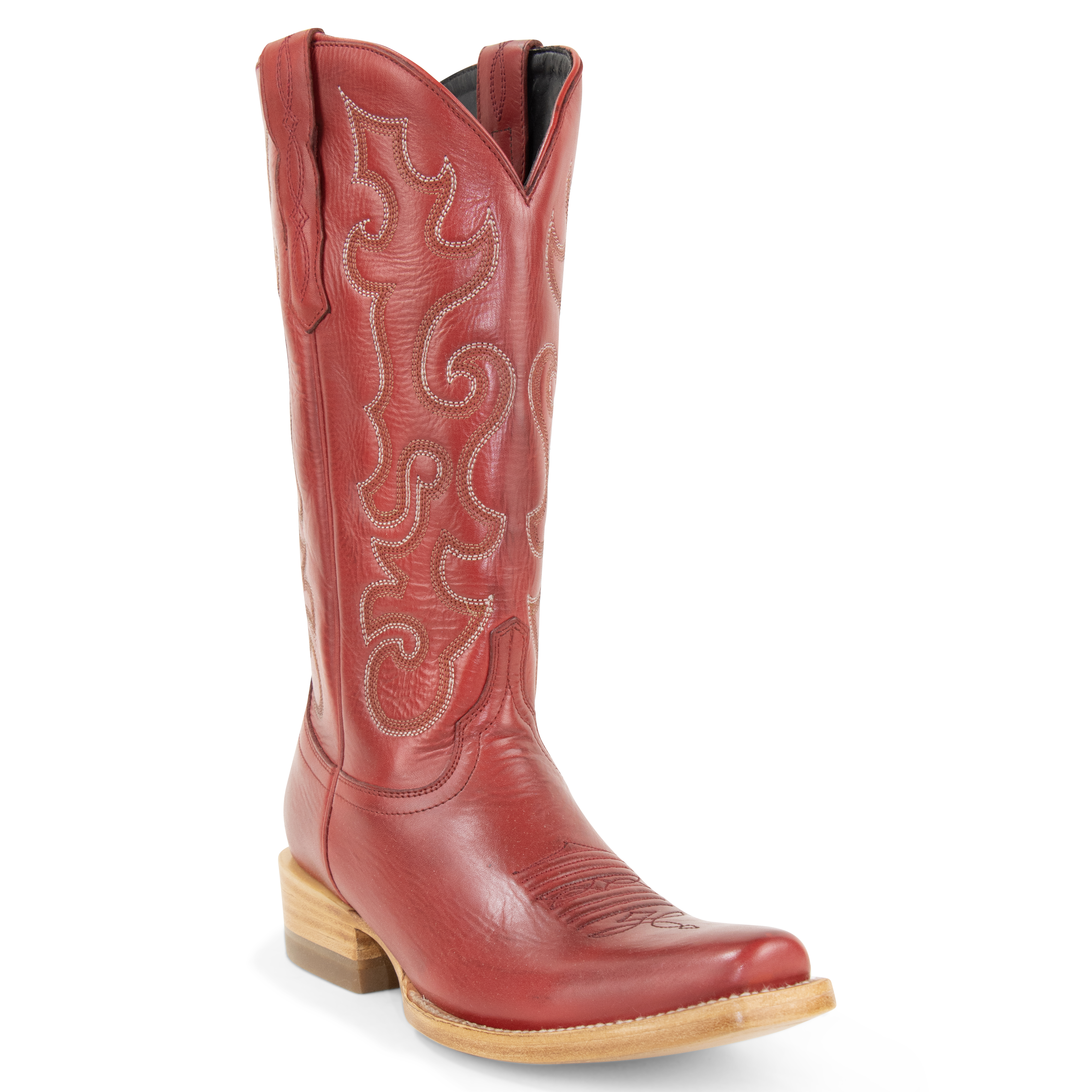 Cowhide Red - Cutter Toe