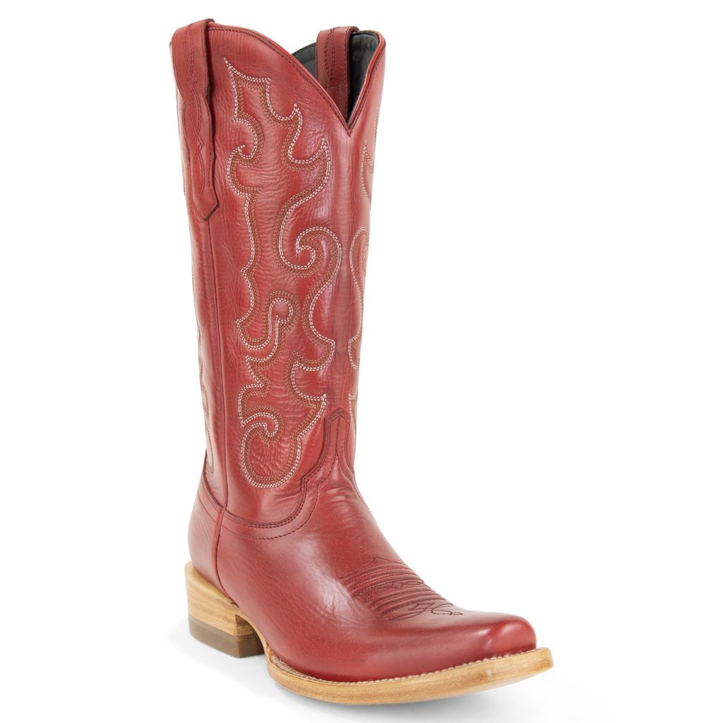 Cowhide Red - Cutter Toe