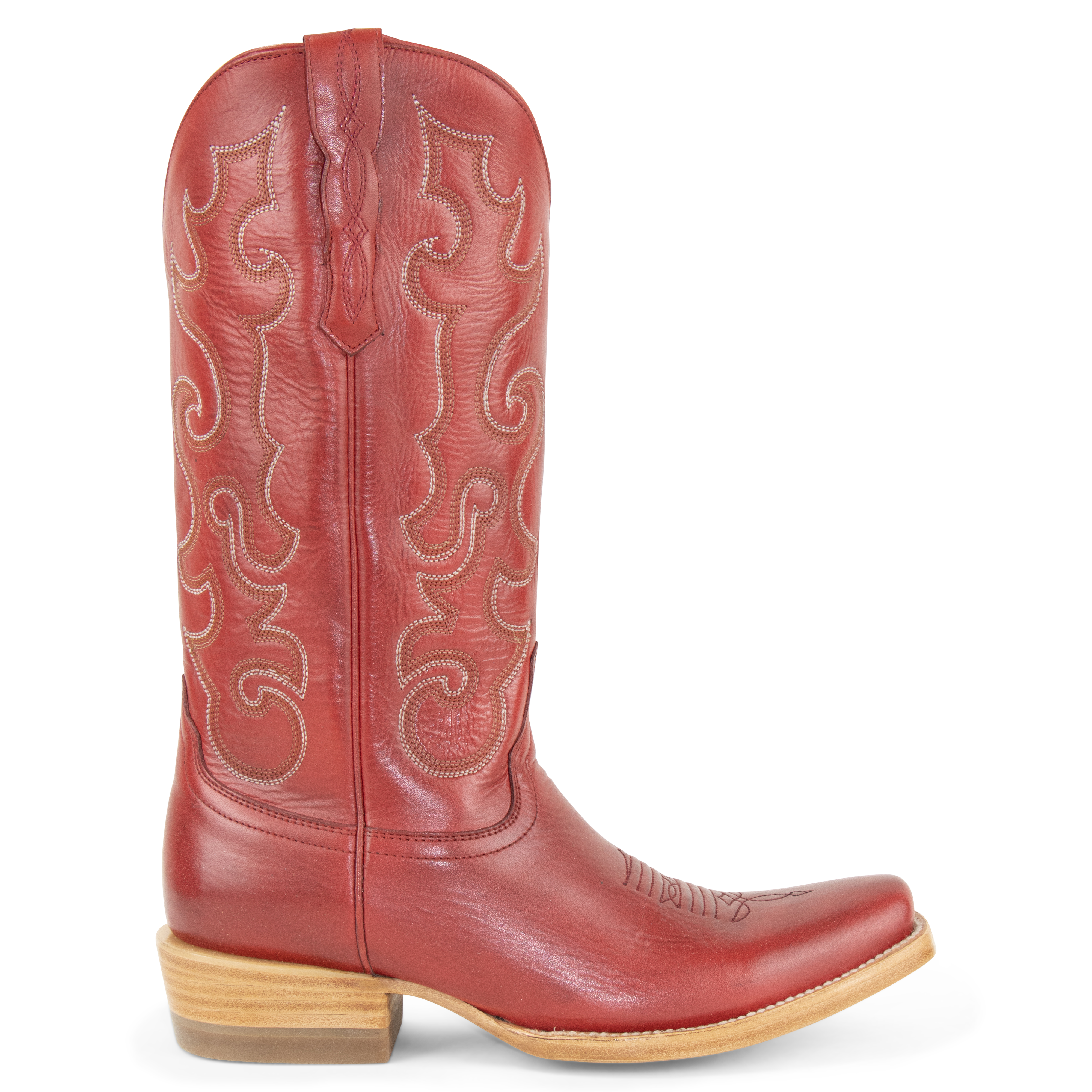 Cowhide Red - Cutter Toe