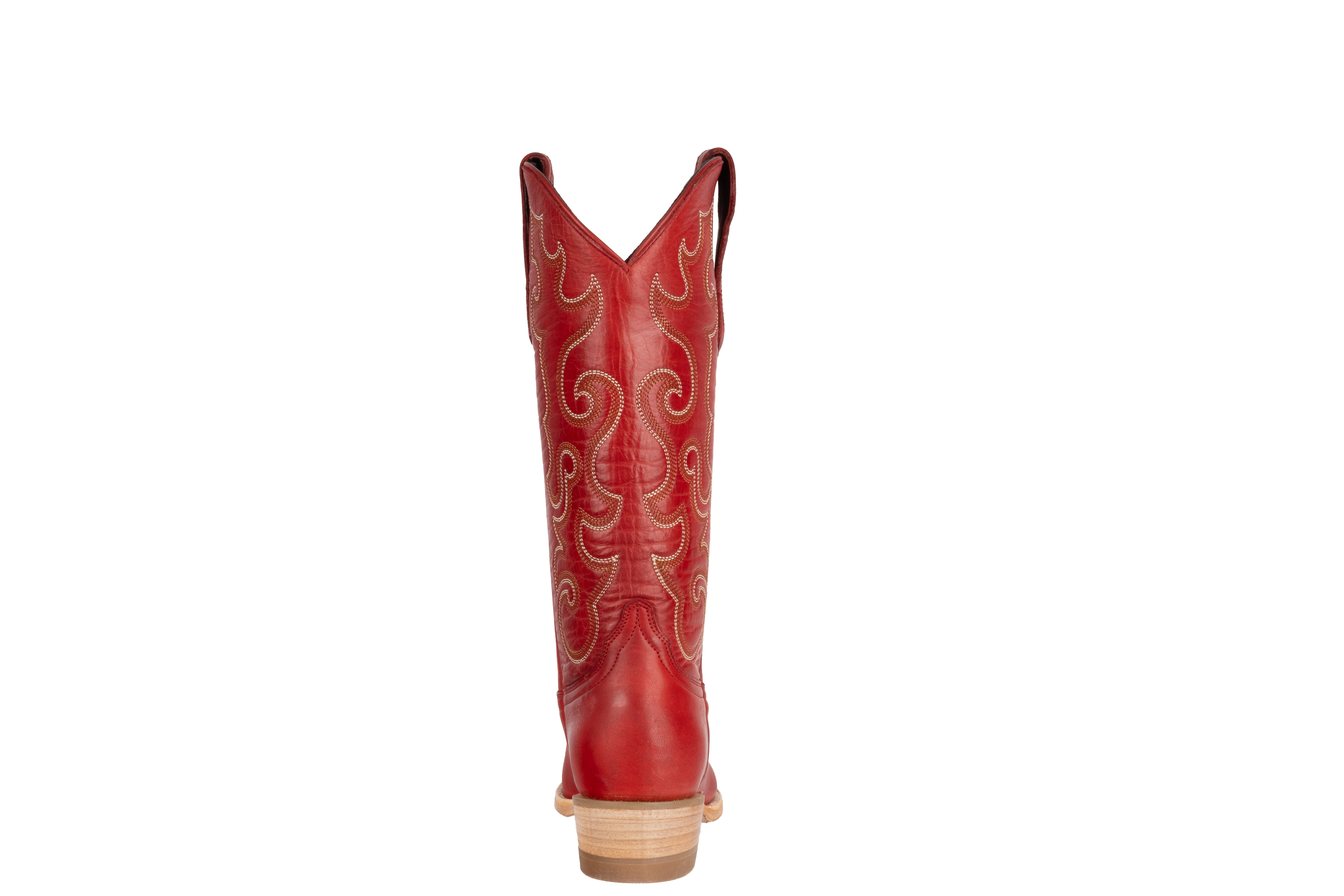 Cowhide Red - Pointed Toe