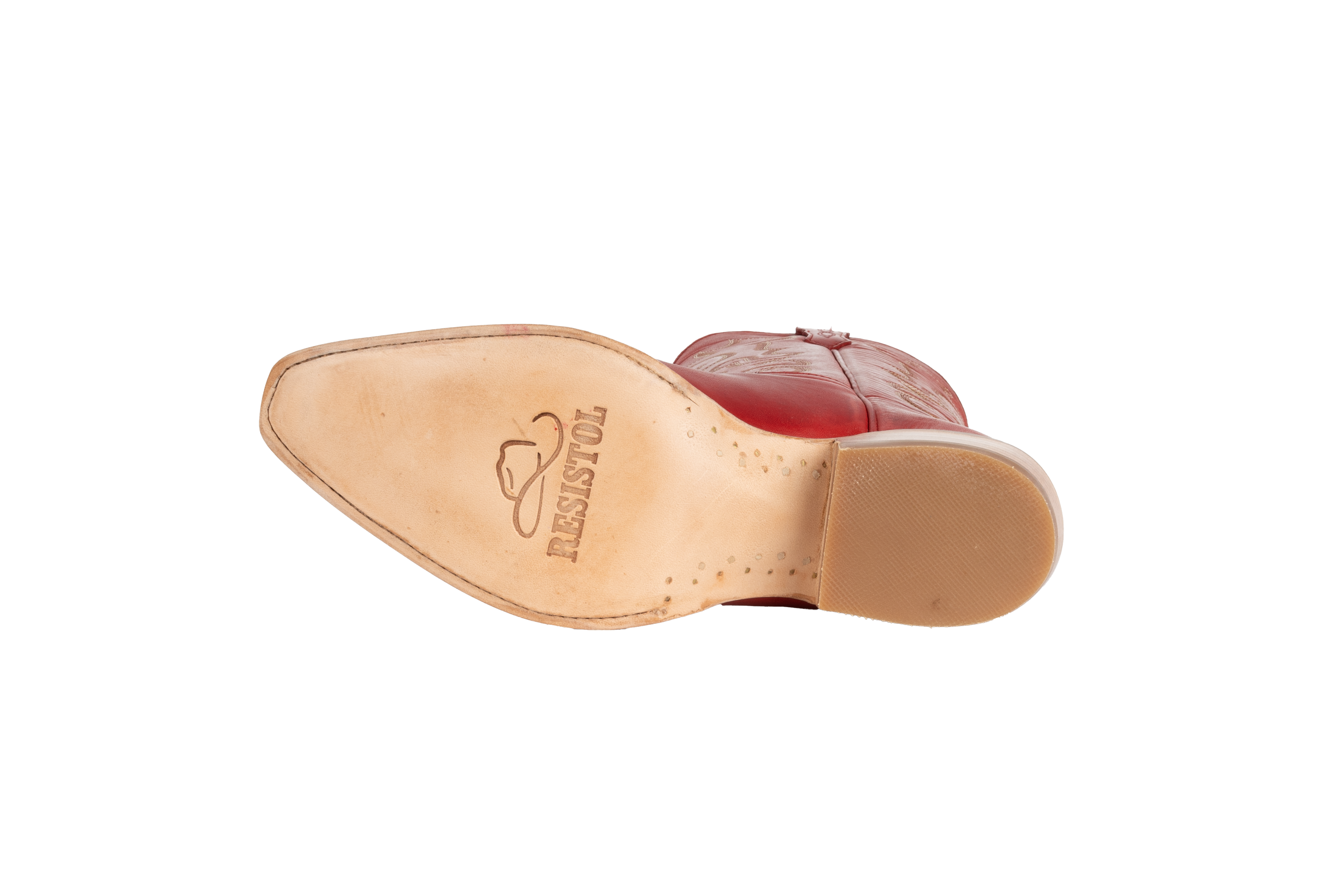 Cowhide Red - Pointed Toe