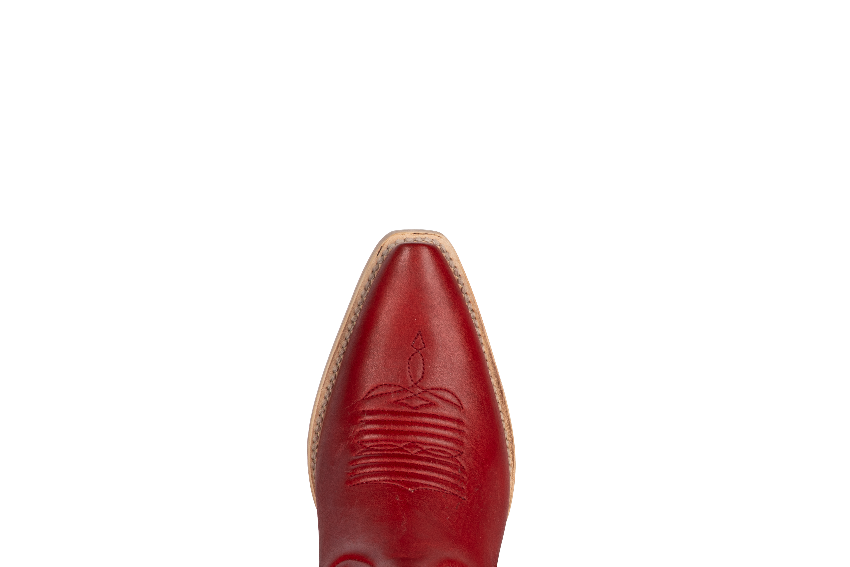 Cowhide Red - Pointed Toe