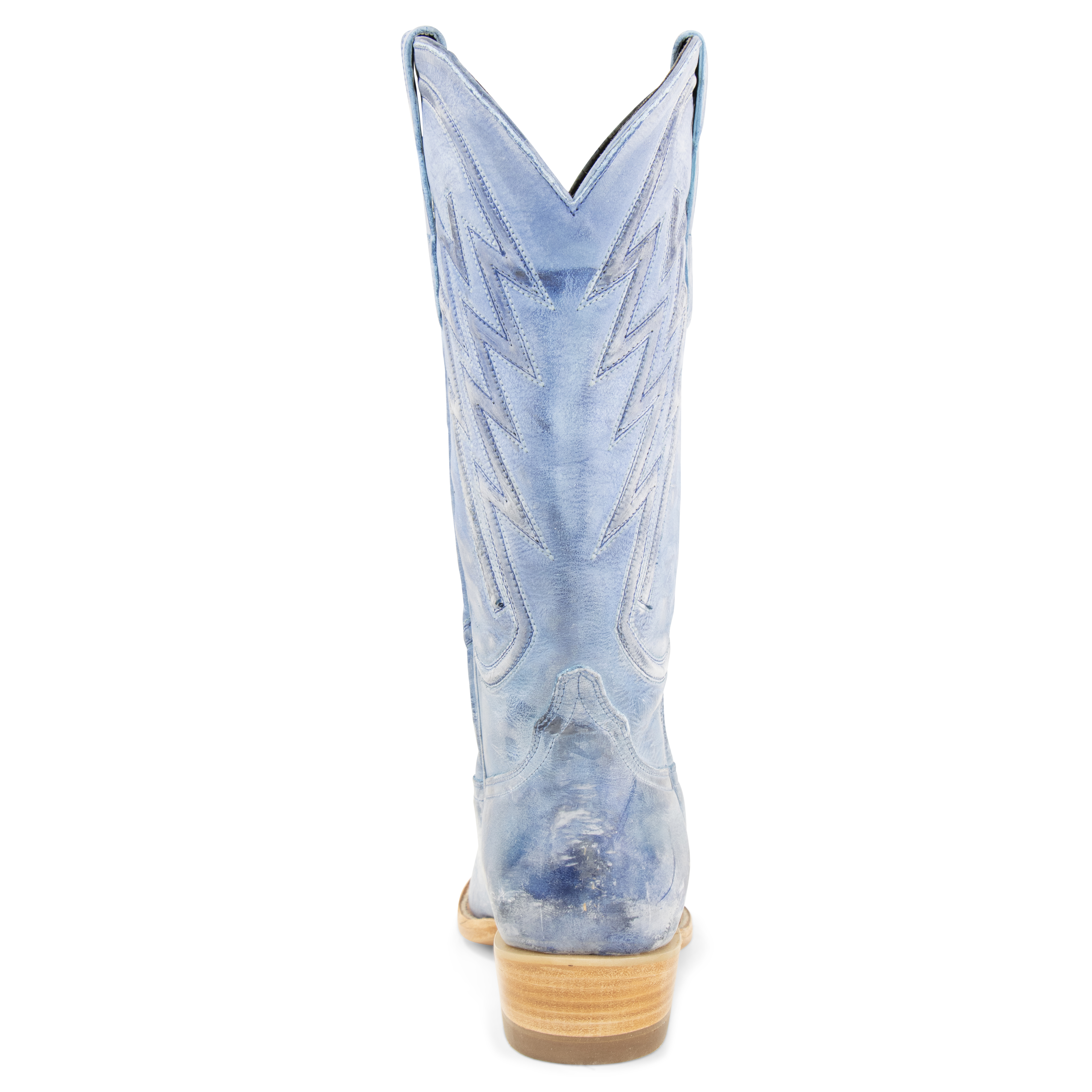 Gamuza Azul - Pointed Toe