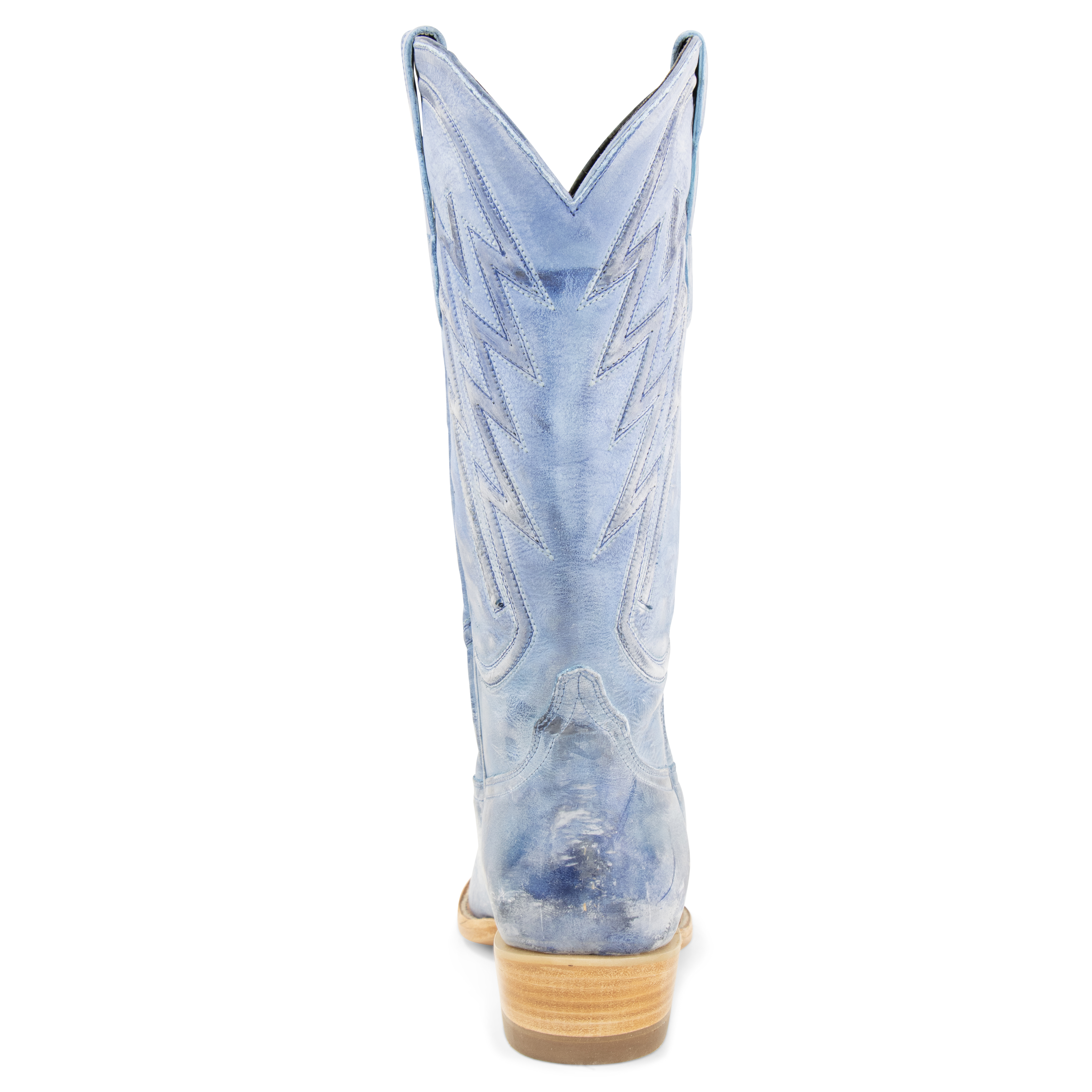 Gamuza Azul - Pointed Toe