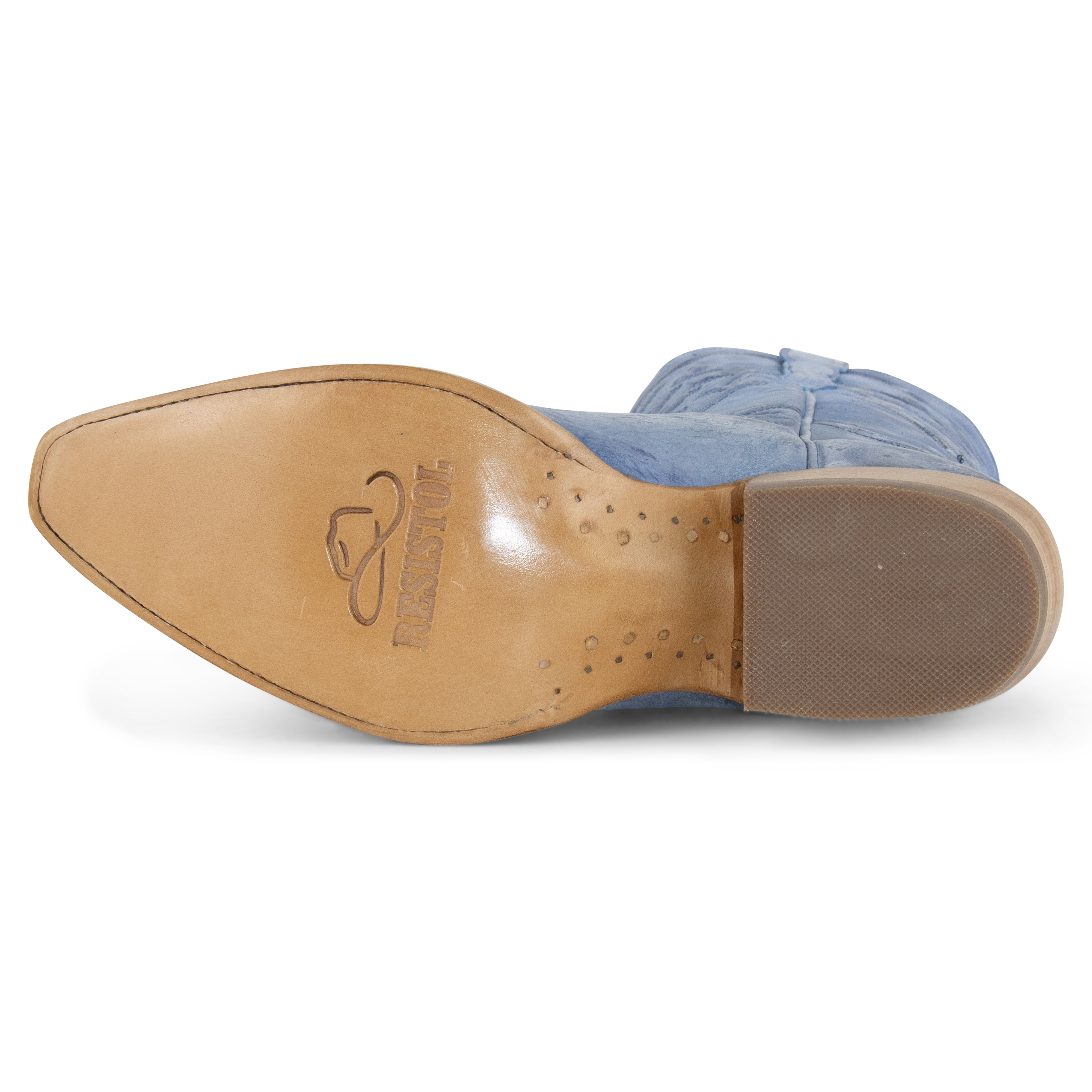 Gamuza Azul - Pointed Toe