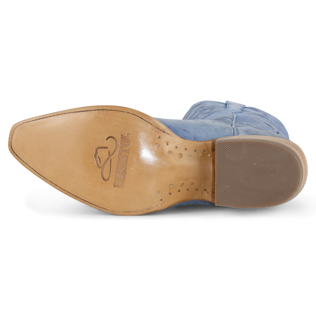 Gamuza Azul - Pointed Toe