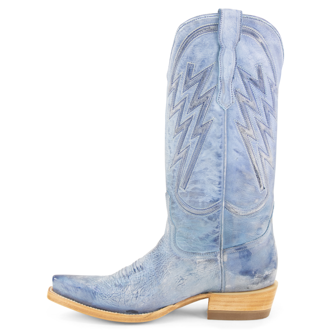 Gamuza Azul - Pointed Toe