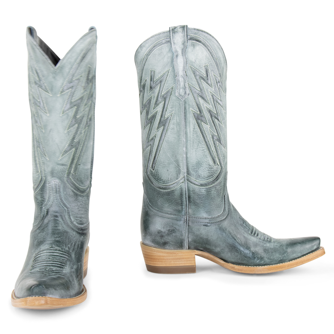 Gamuza Verde - Pointed Toe