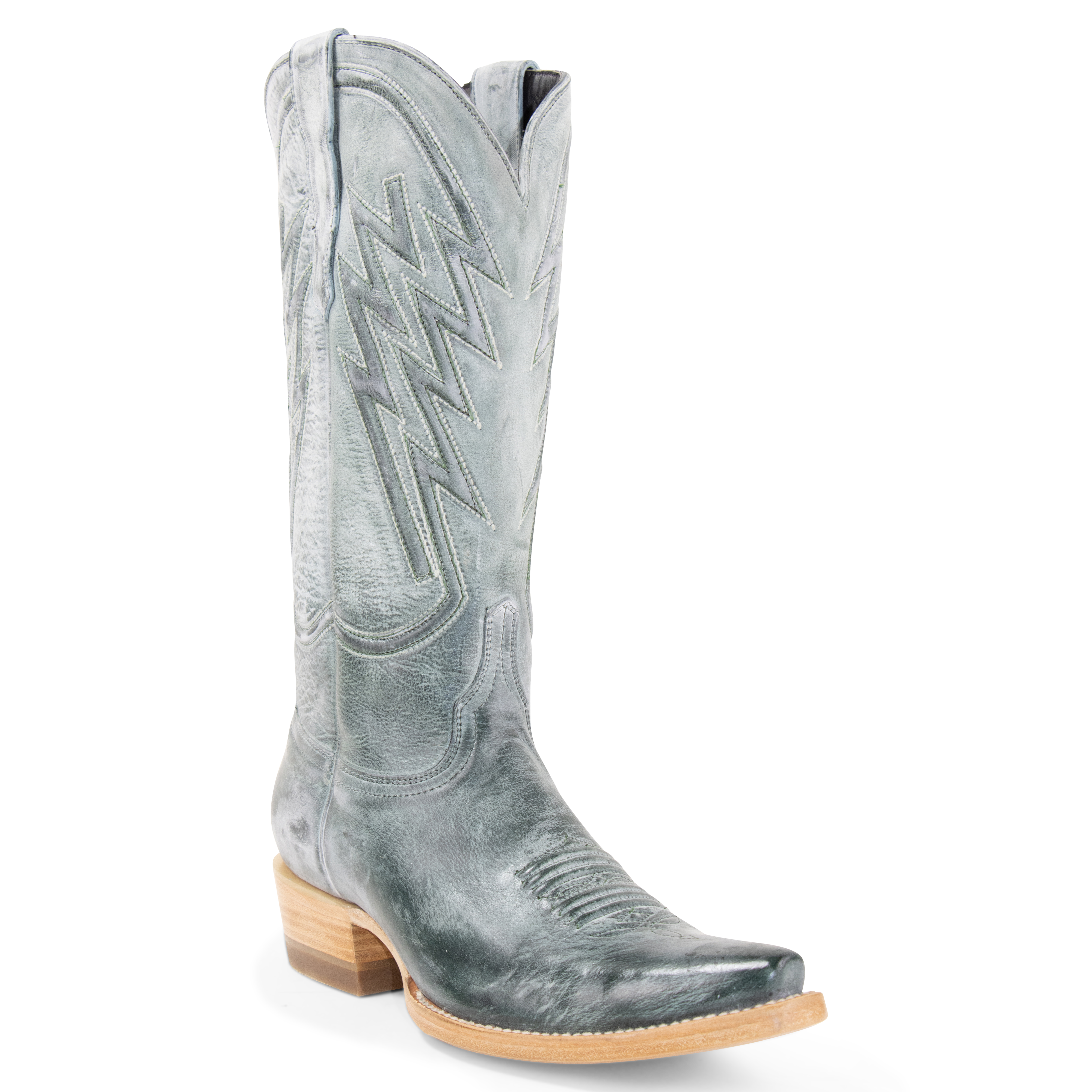 Gamuza Verde - Pointed Toe