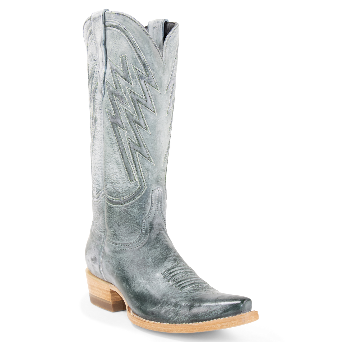 Gamuza Verde - Pointed Toe