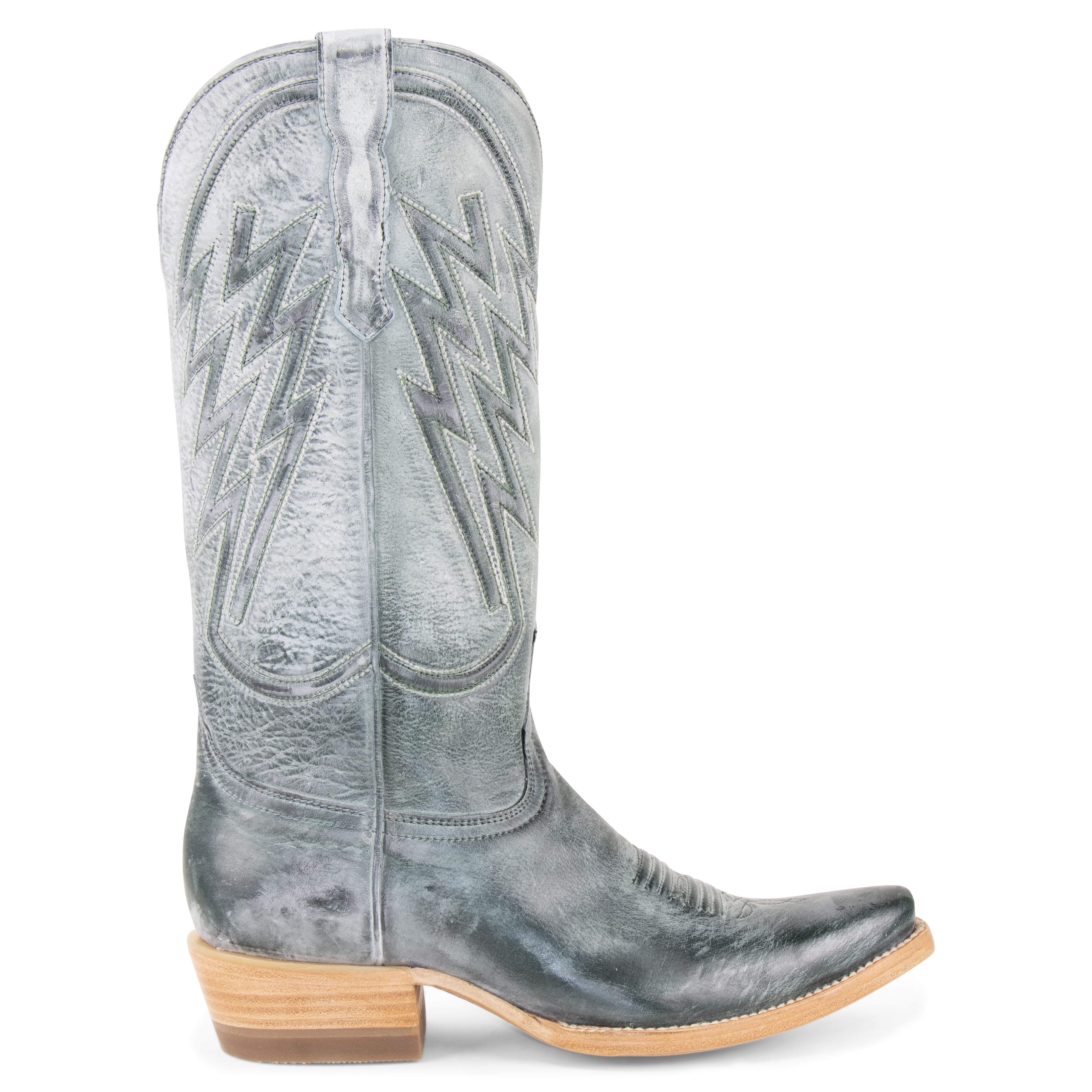 Gamuza Verde - Pointed Toe