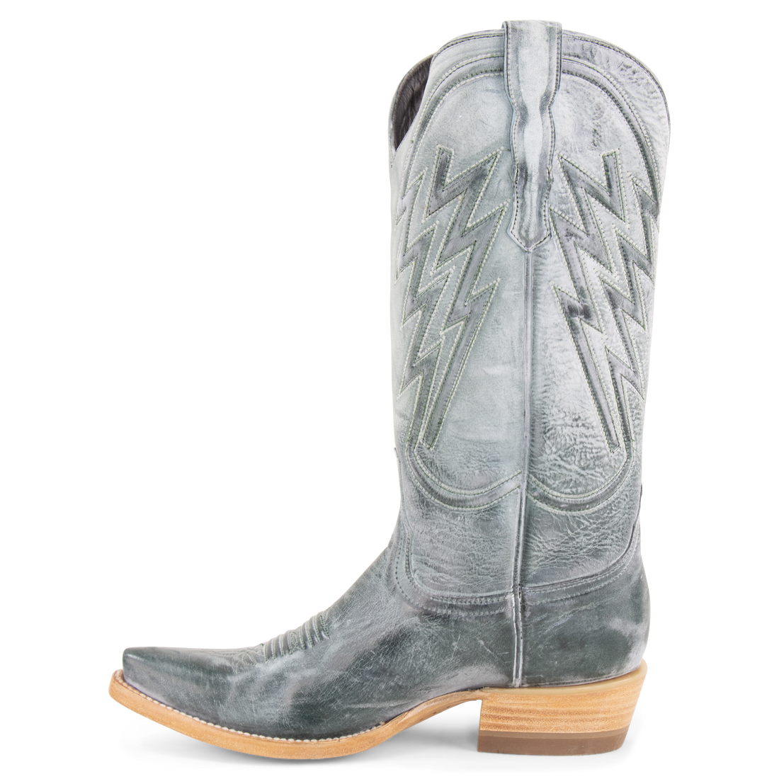 Gamuza Verde - Pointed Toe