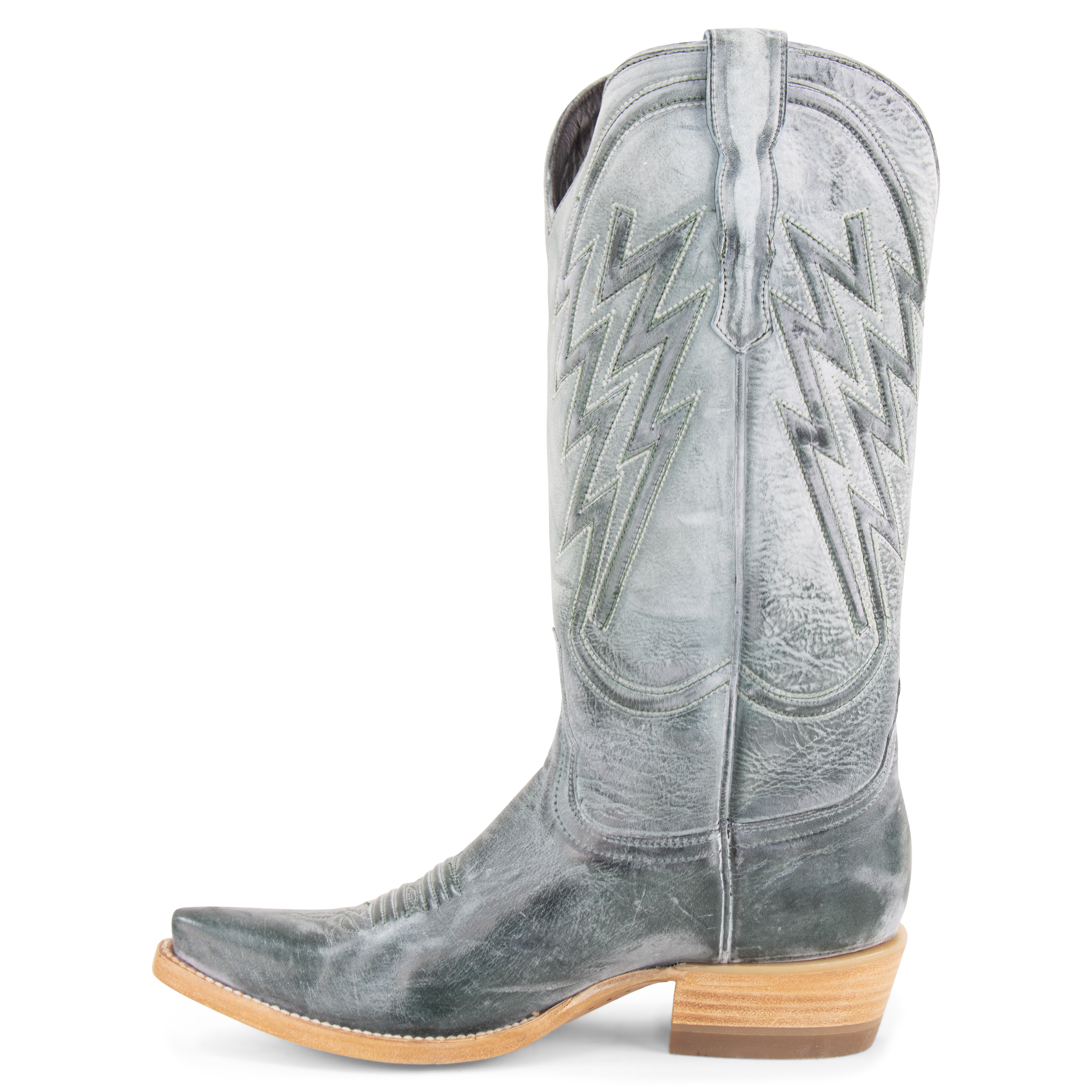 Gamuza Verde - Pointed Toe