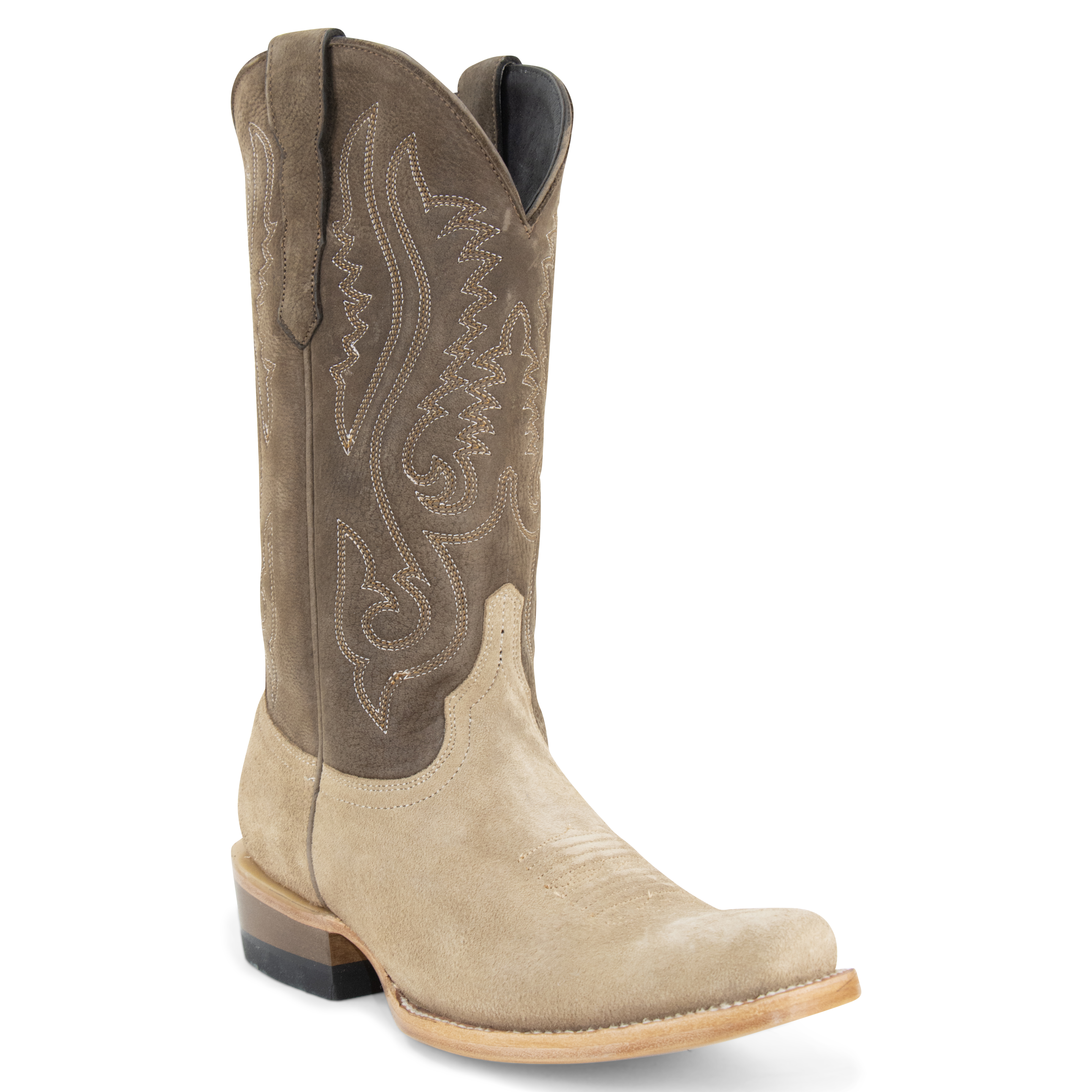 Resistol Boots Sand Roughout Cutter Toe