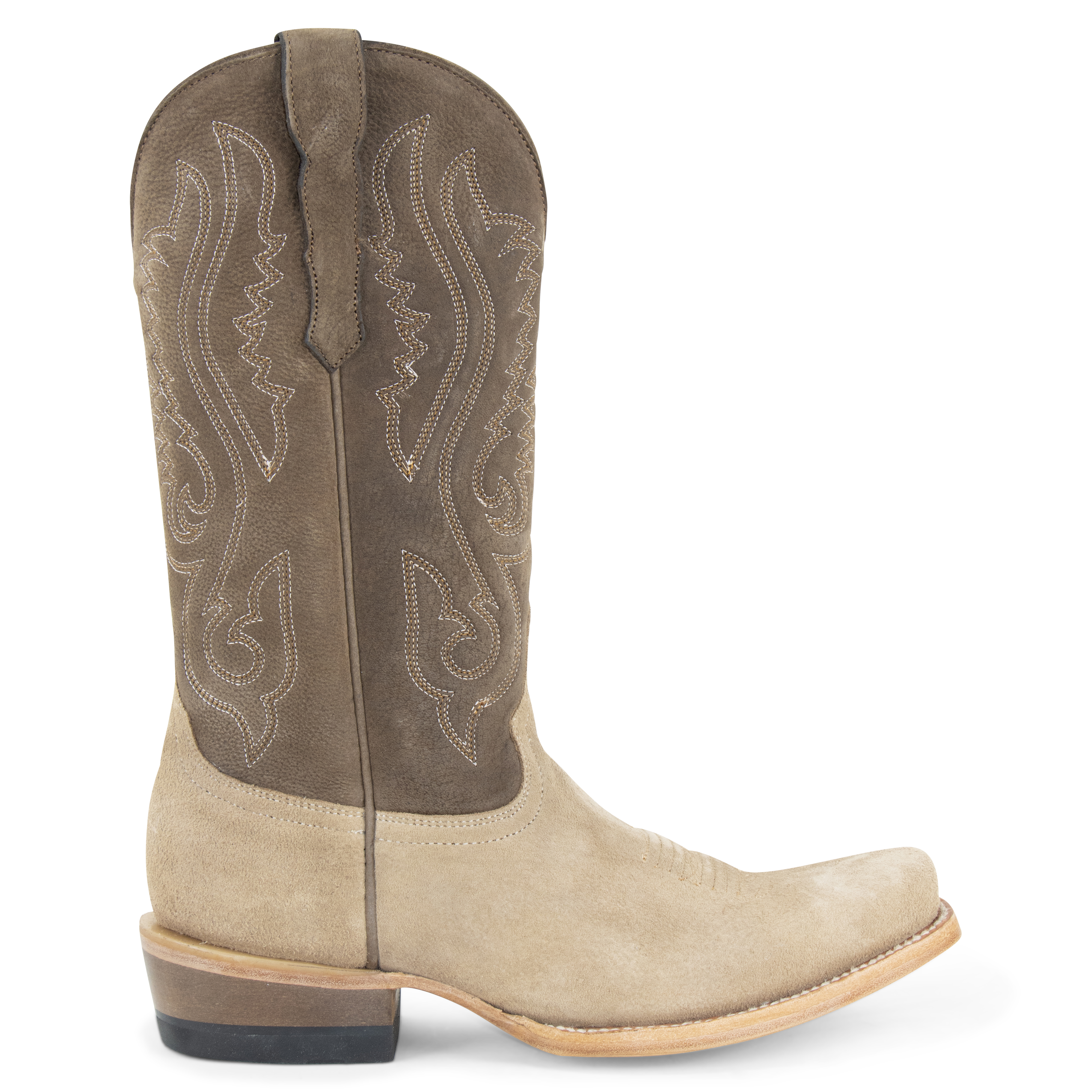 Resistol Boots Sand Roughout Cutter Toe