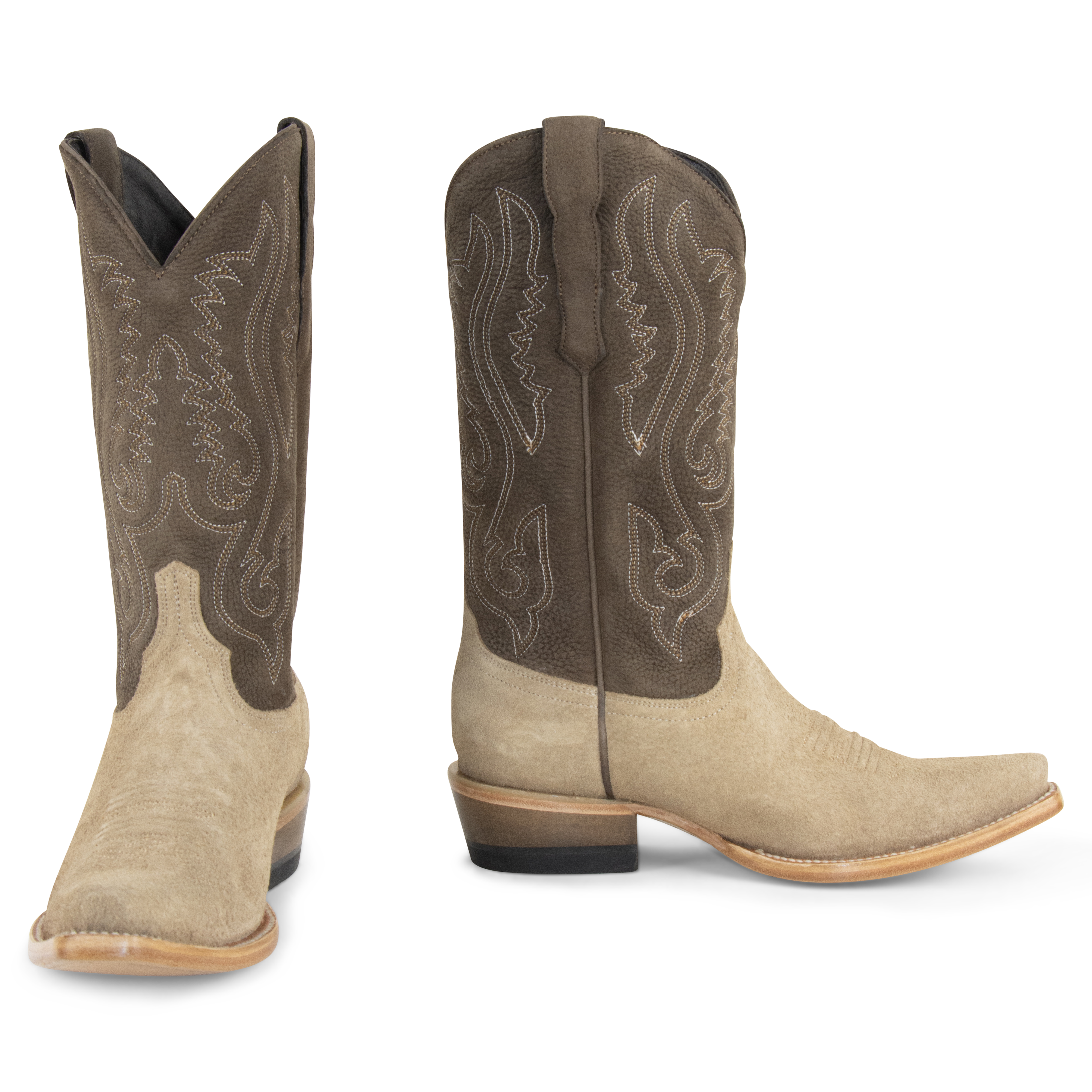 Resistol Boots Sand Roughout - Pointed Toe