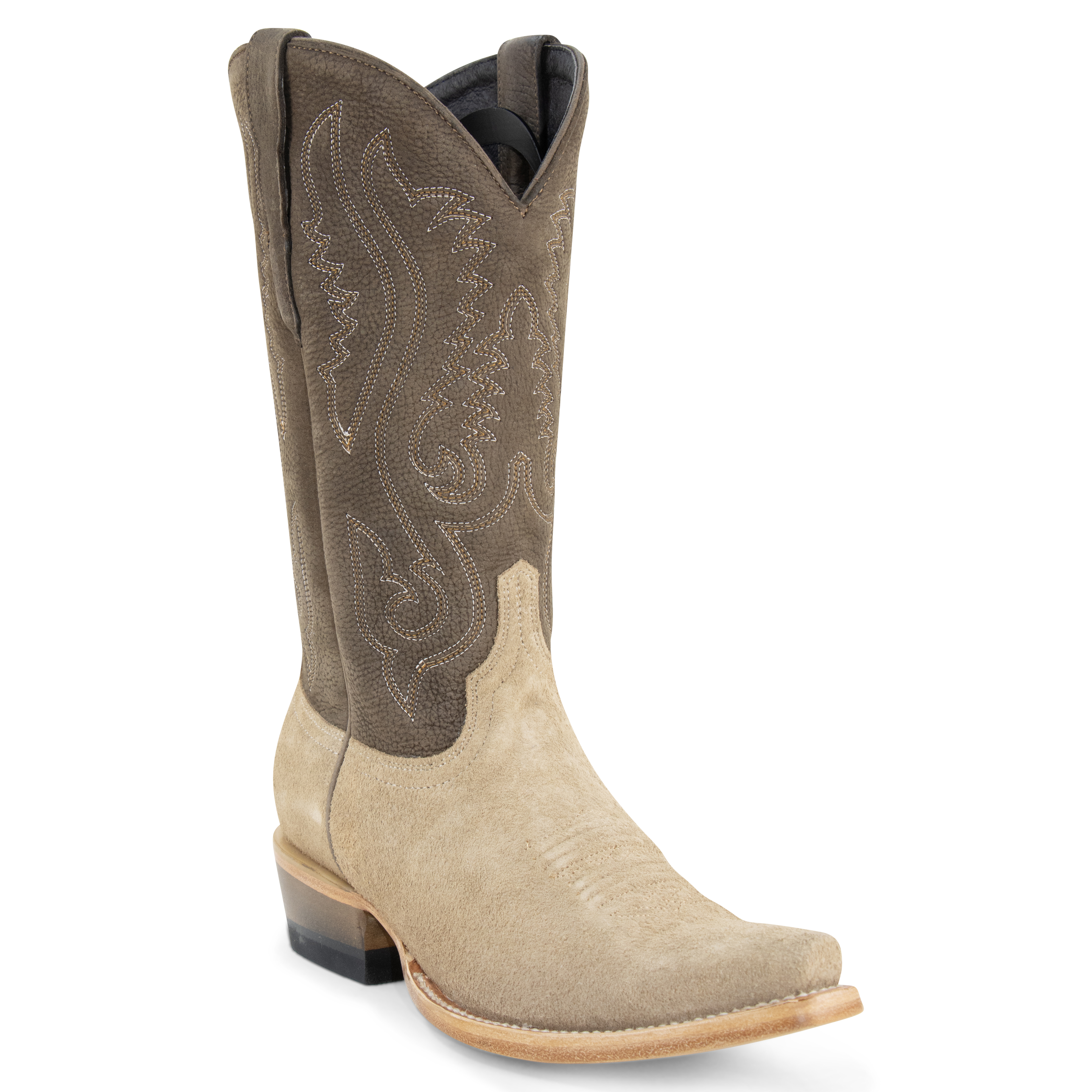 Sand Roughout - Pointed Toe