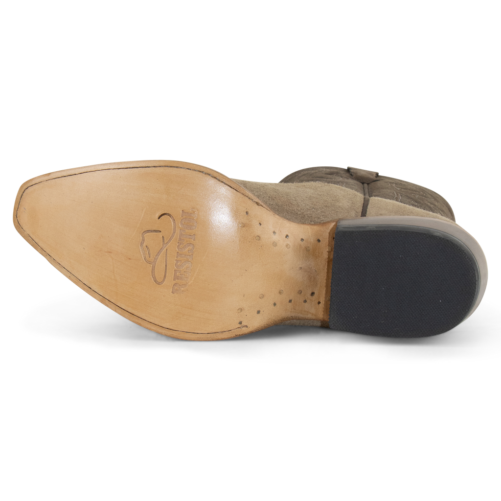 Sand Roughout - Pointed Toe