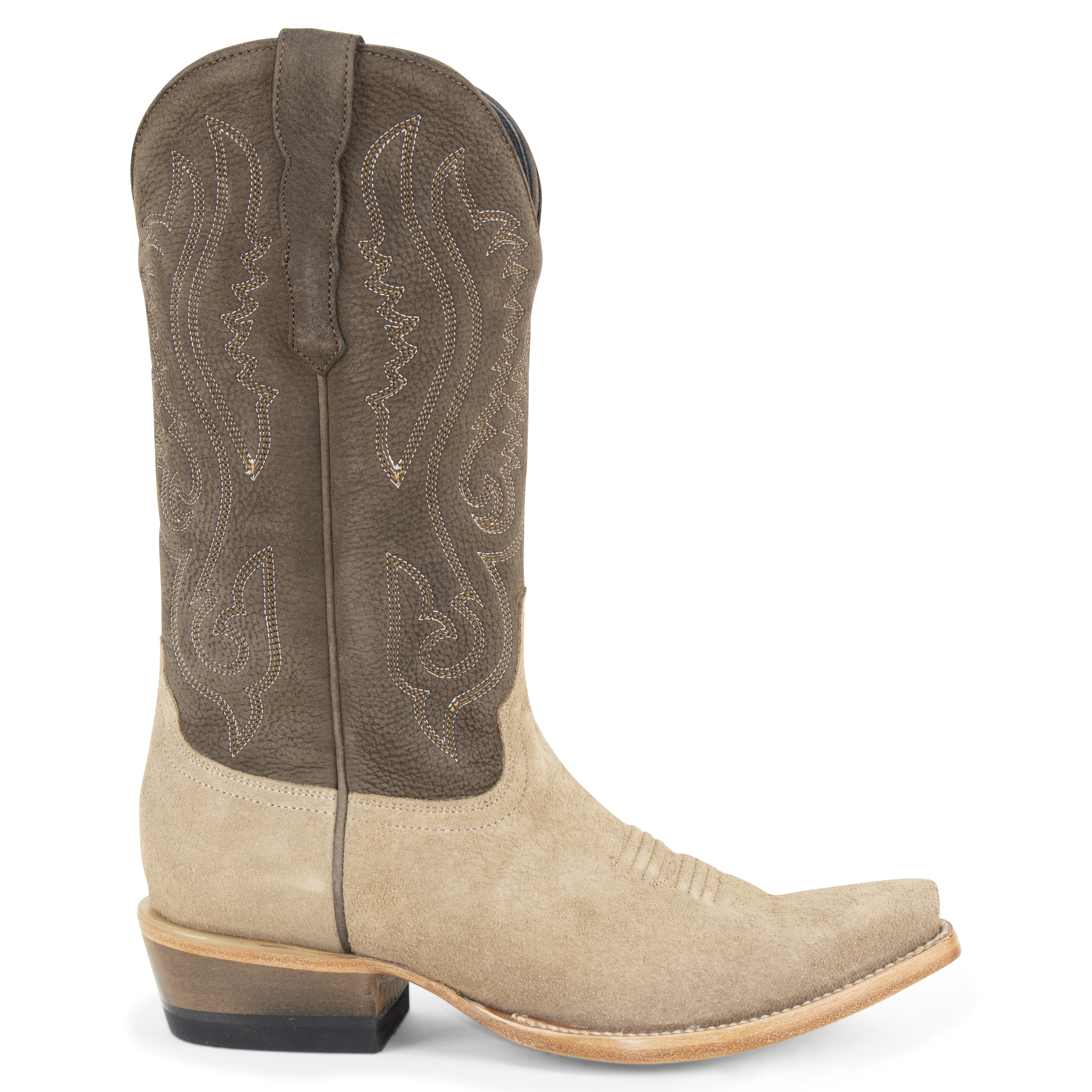 Resistol Boots Sand Roughout - Pointed Toe