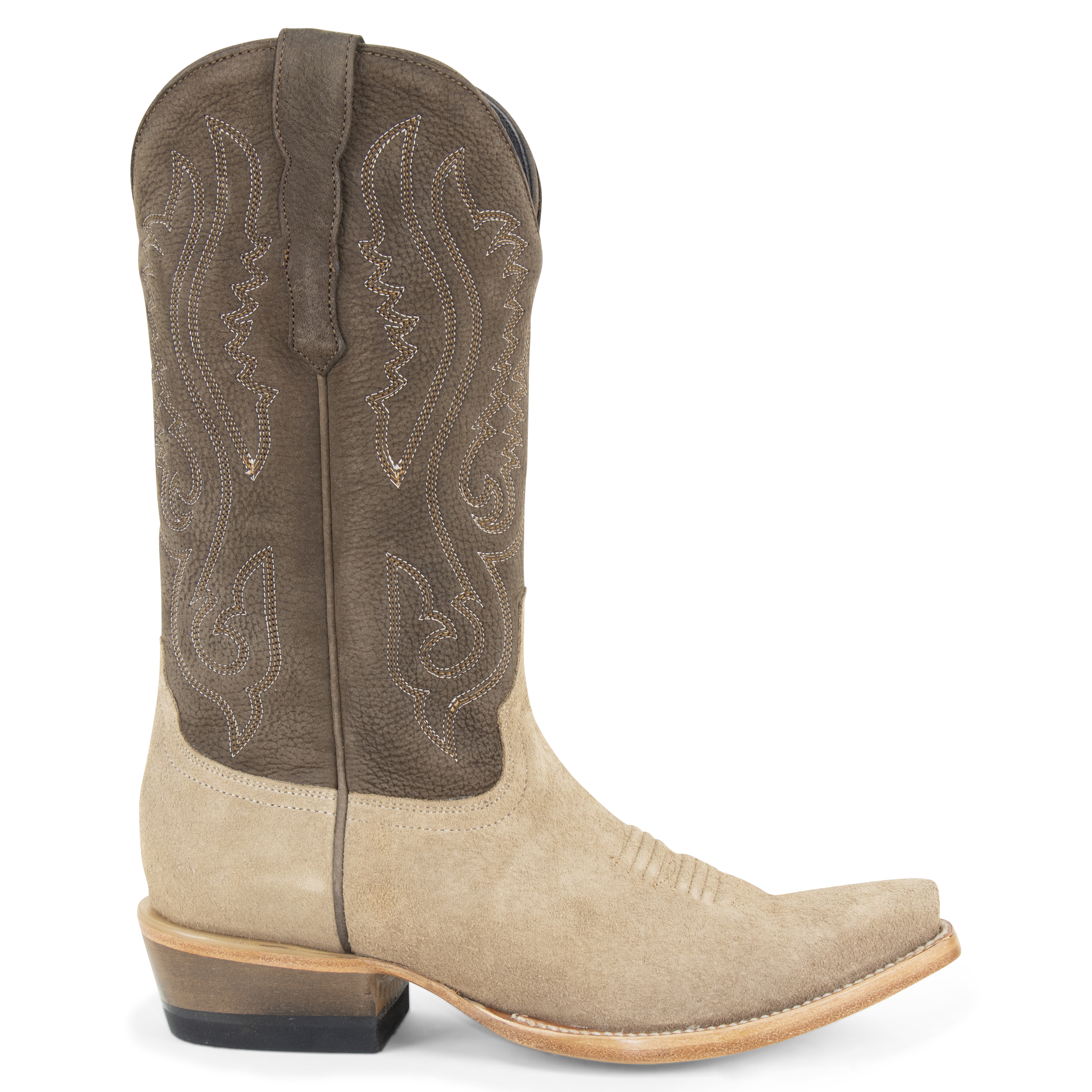 Sand Roughout - Pointed Toe