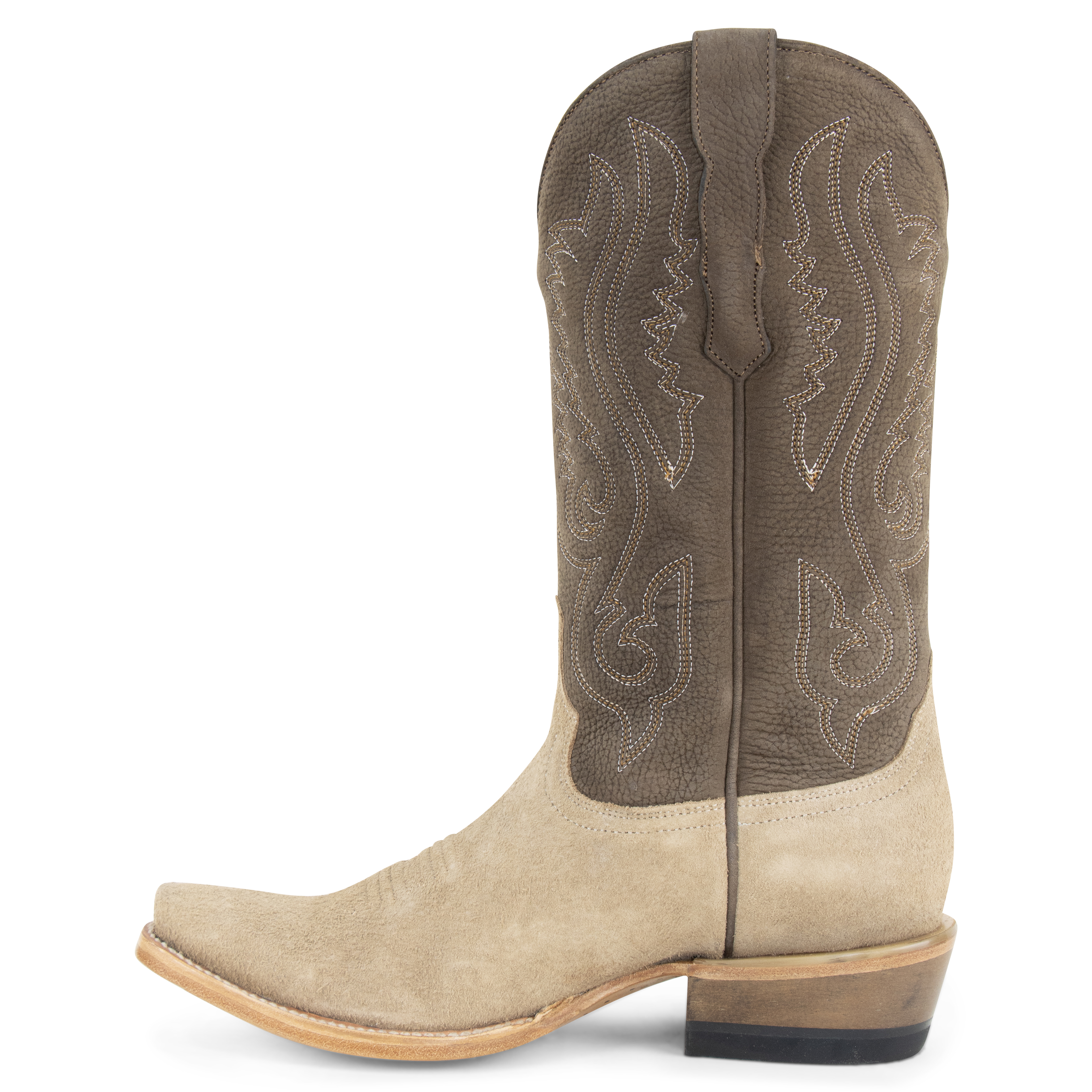 Sand Roughout - Pointed Toe