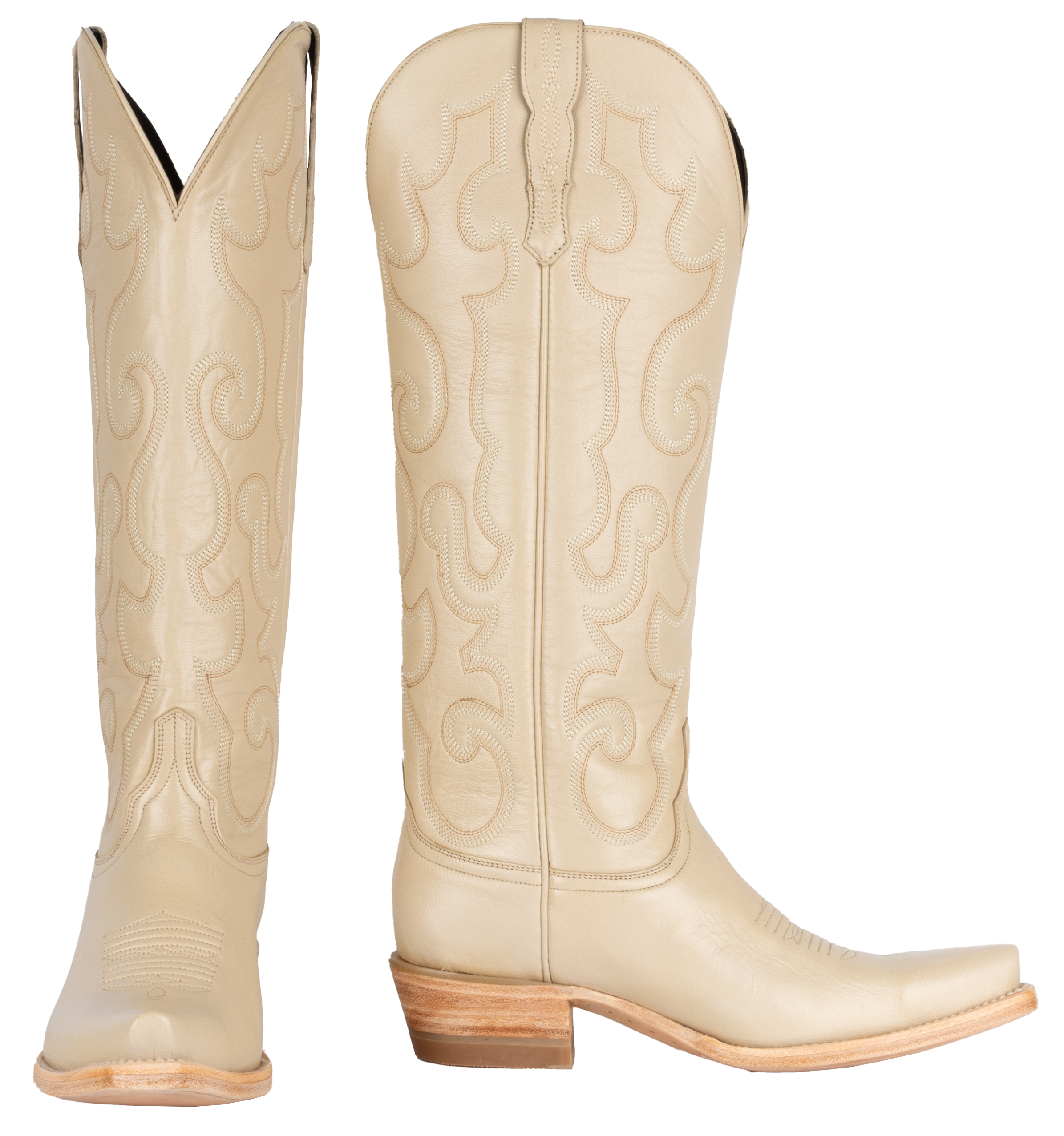 Cowhide Bone - Pointed Toe