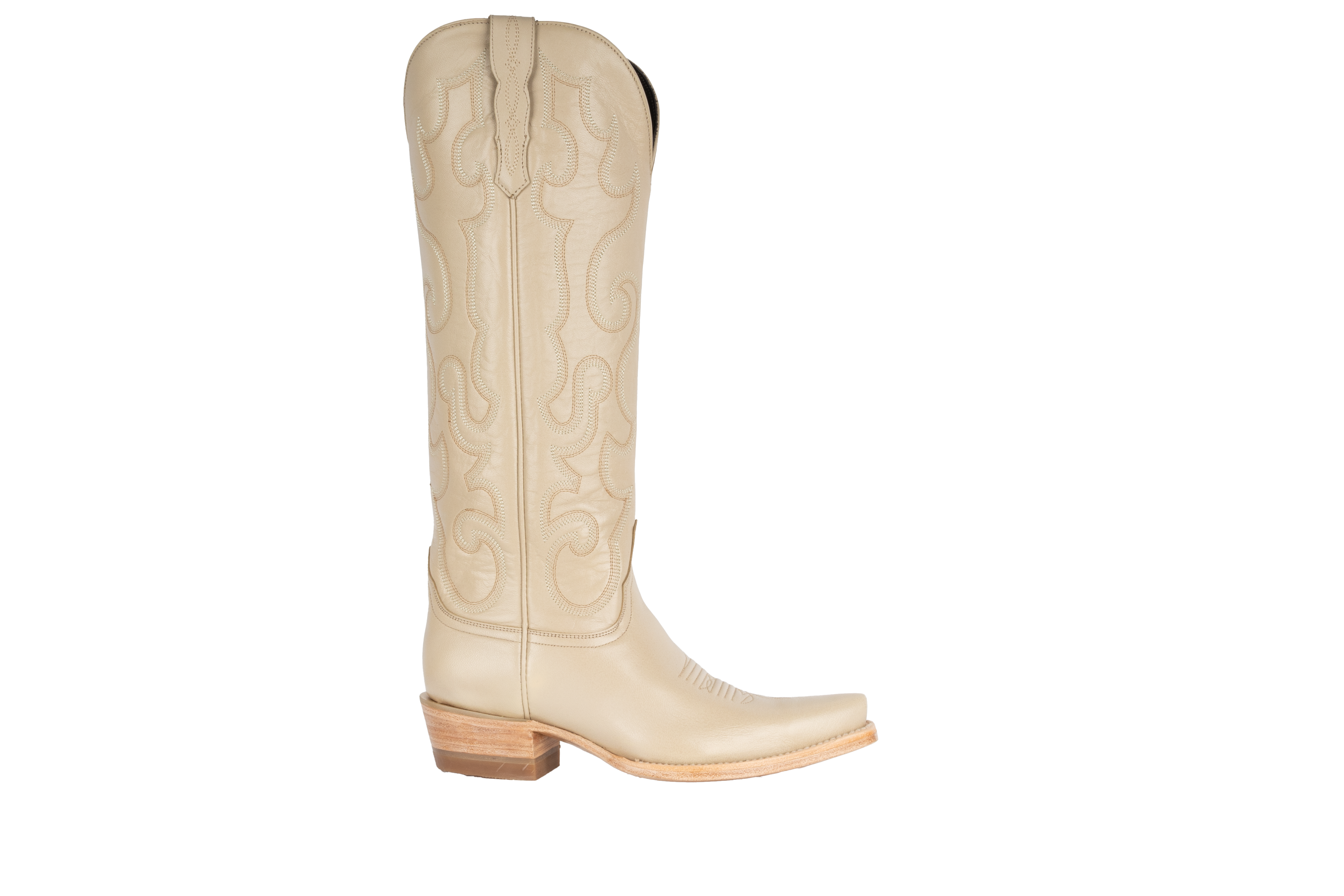 Resistol Boots Cowhide Bone - Pointed Toe