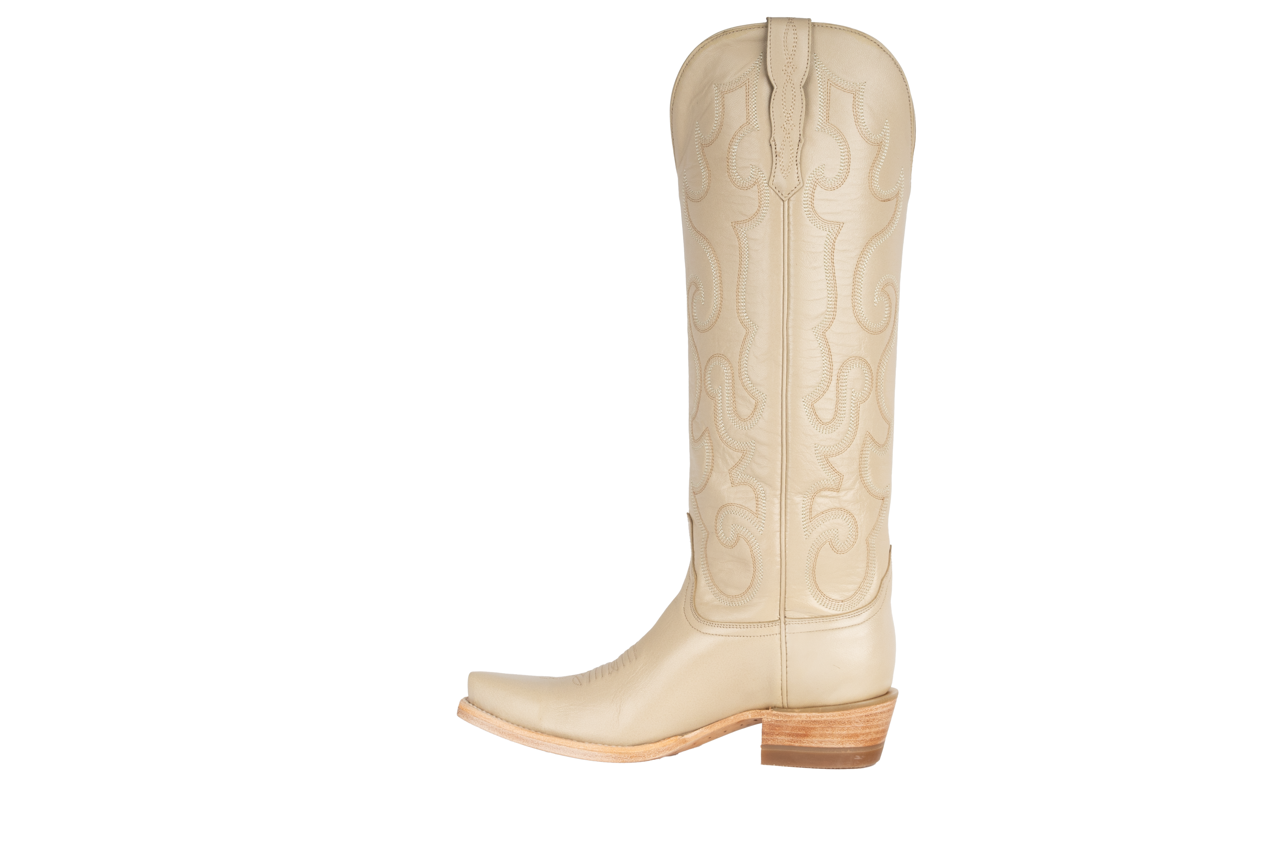 Resistol Boots Cowhide Bone - Pointed Toe