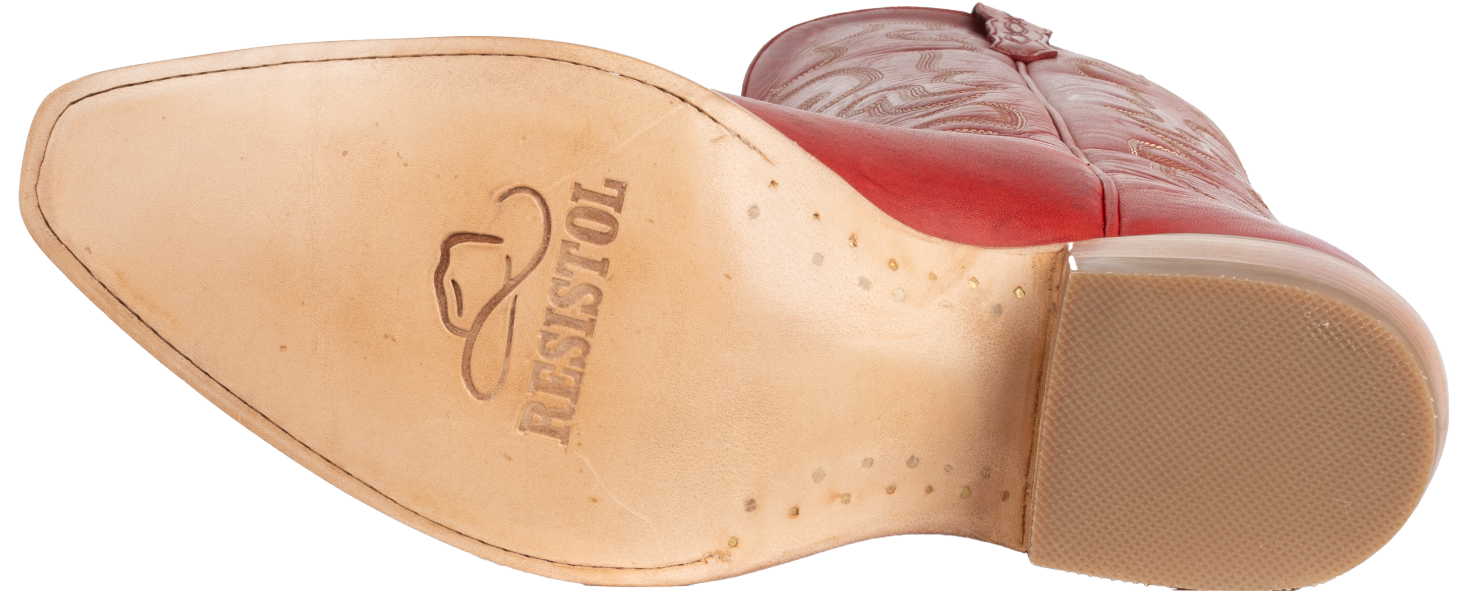 Cowhide Red - Pointed Toe