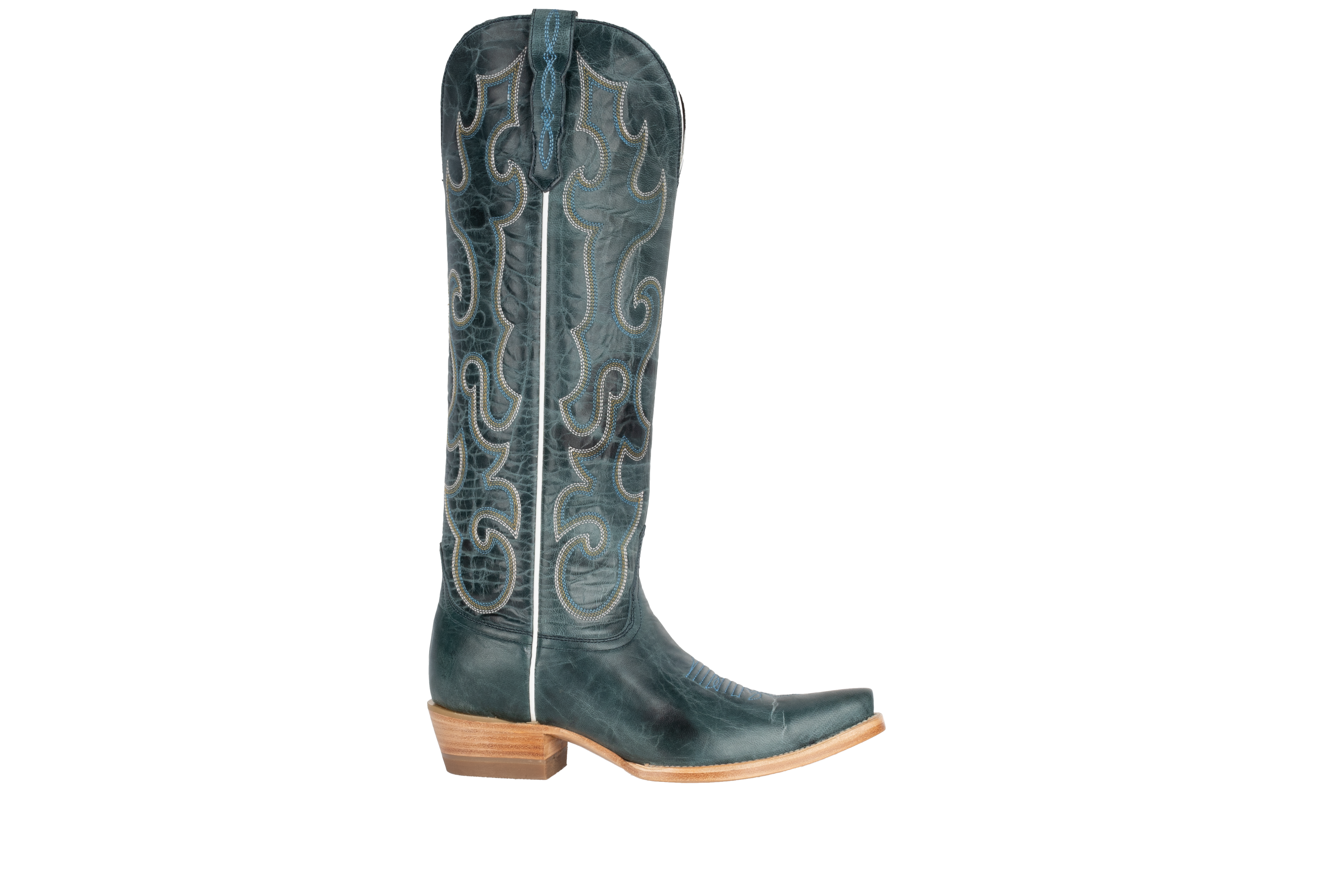 Resistol Boots Maddog Goat Blue - Pointed Toe