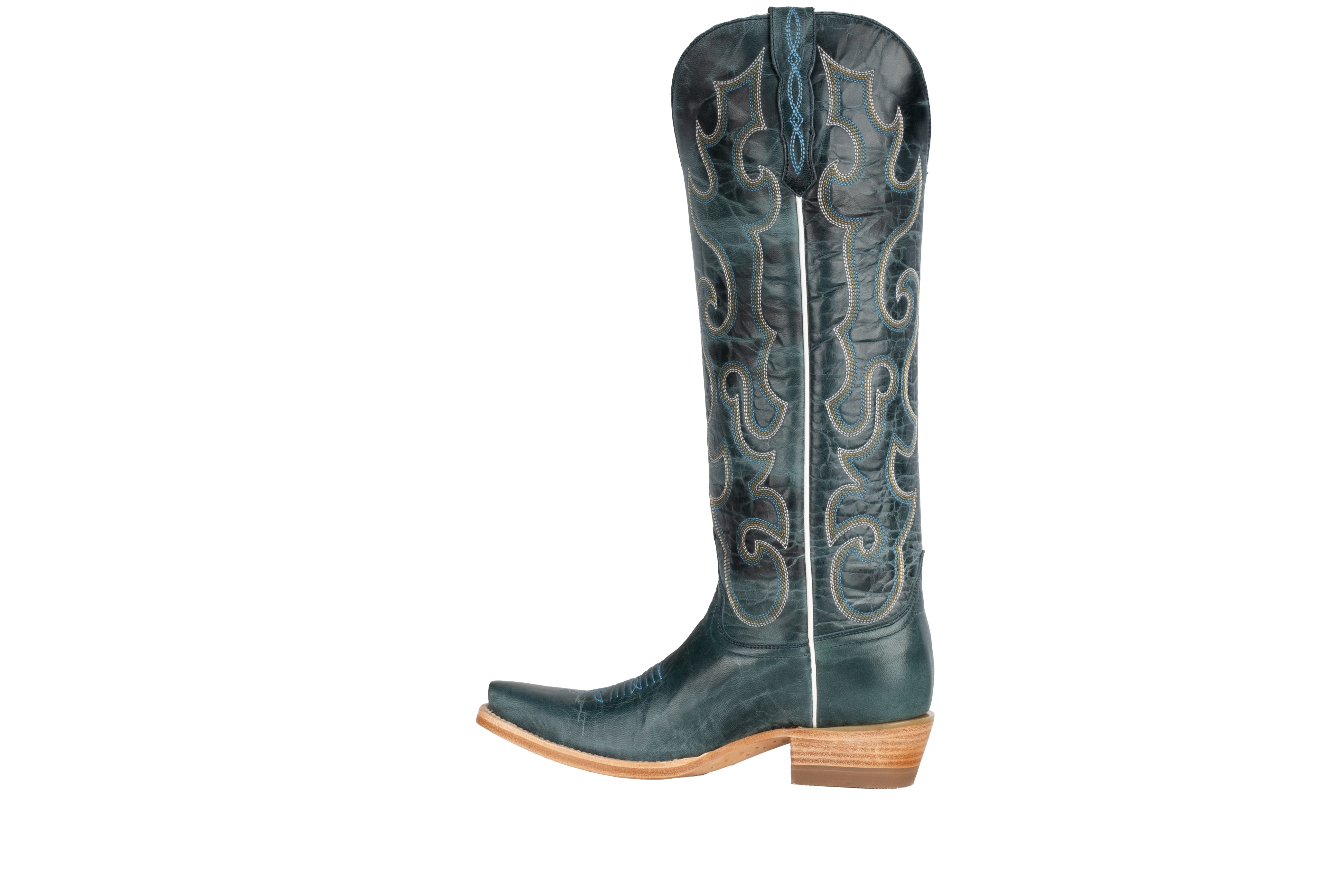 Resistol Boots Maddog Goat Blue - Pointed Toe