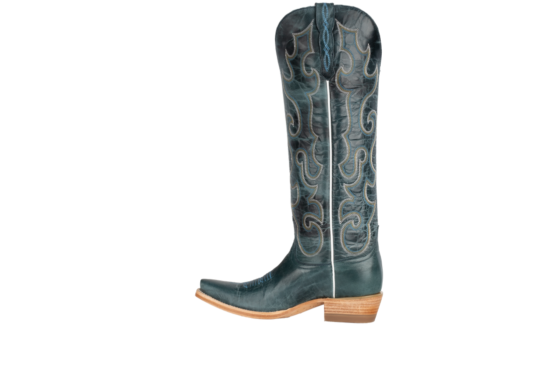 Resistol Boots Maddog Goat Blue - Pointed Toe