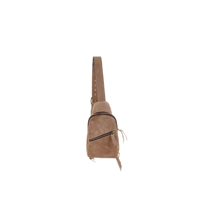 SLB06 - Camel Pull Up Sling Bag