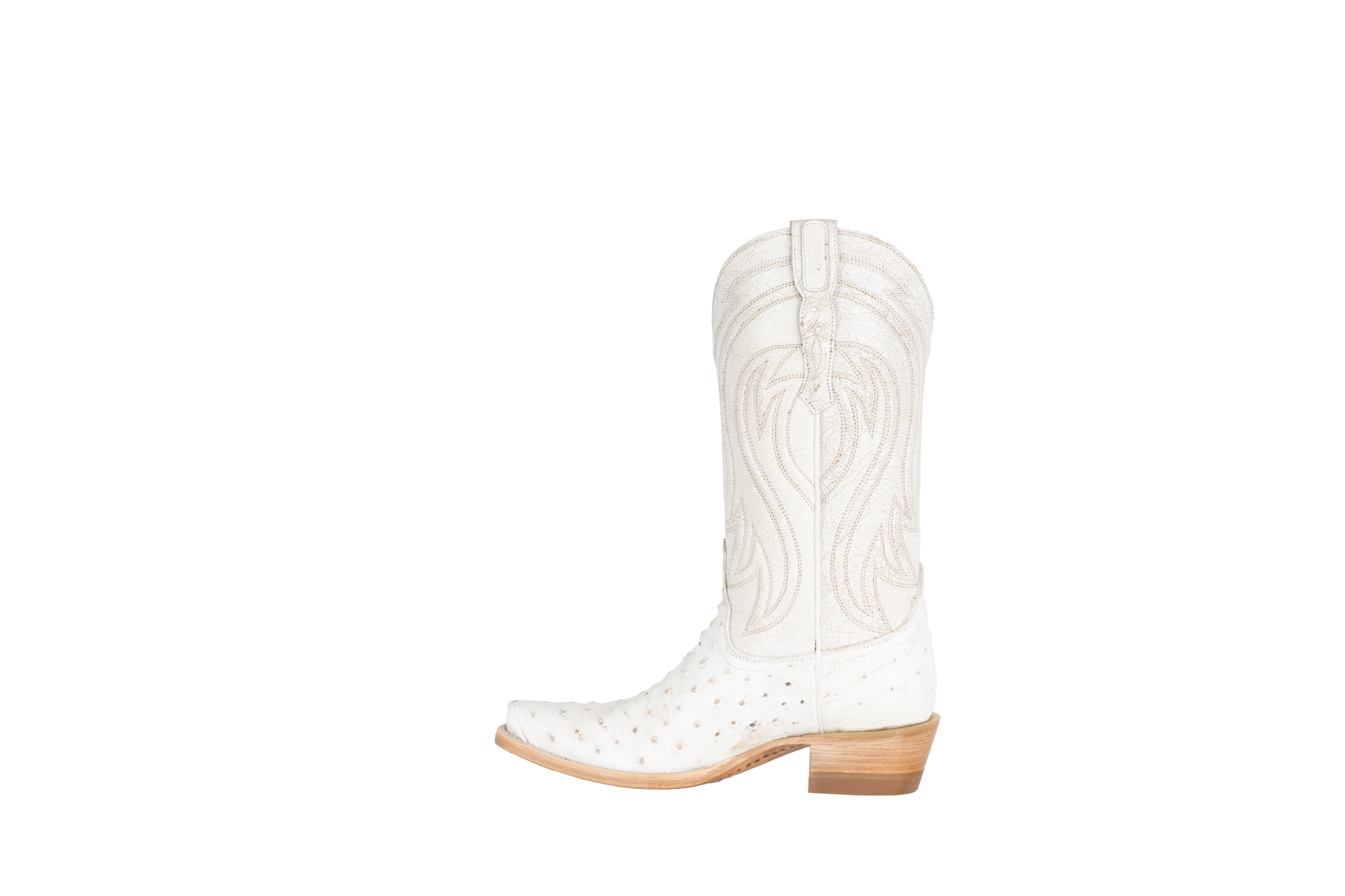 Full Quill Ostrich Bone - Pointed Toe