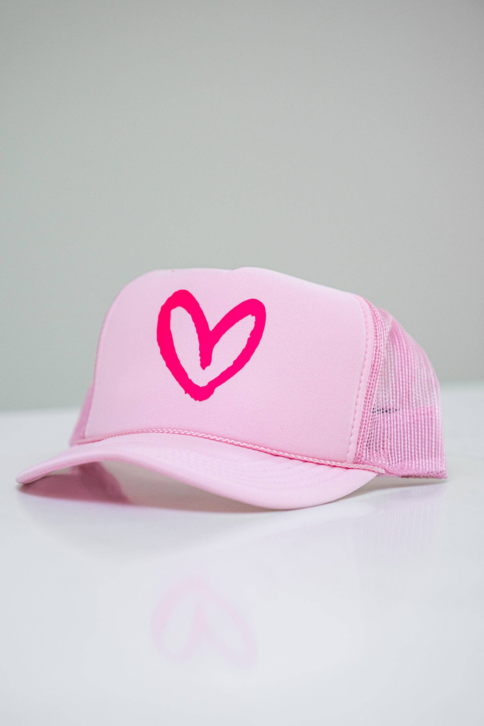Imperfect Heart Trucker Hat - Classic Colorways: Navy/Red