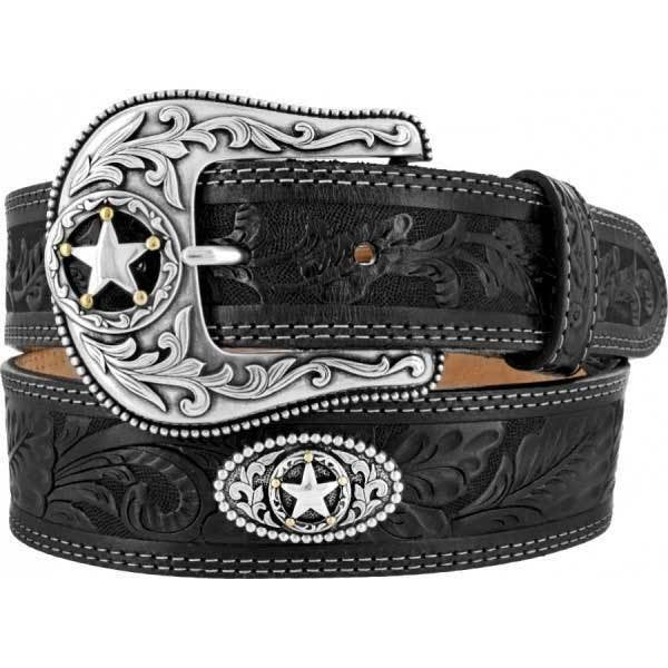 Black 5 Star Ranch Belt