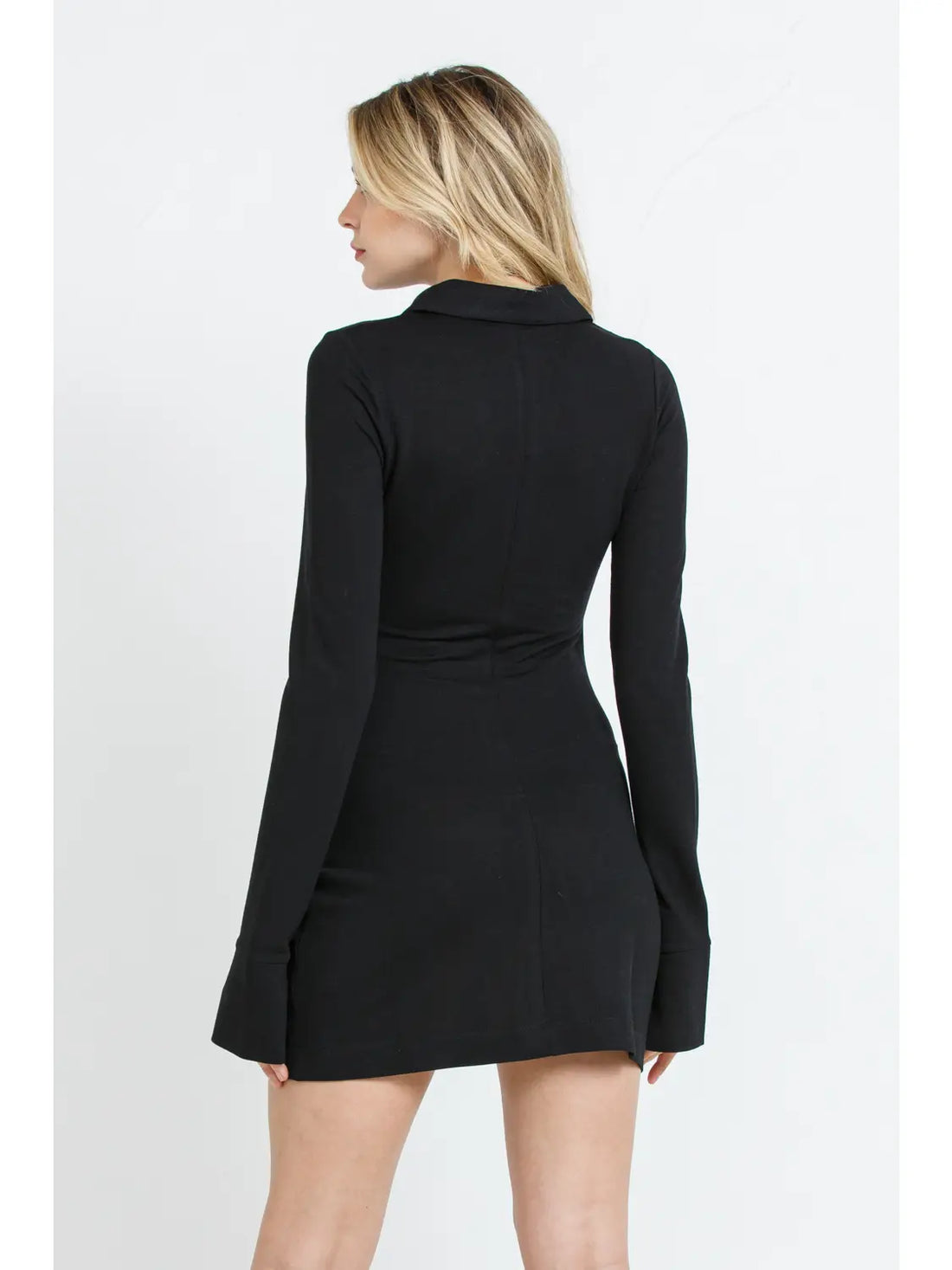 Shimering Jersey Ruched Placket