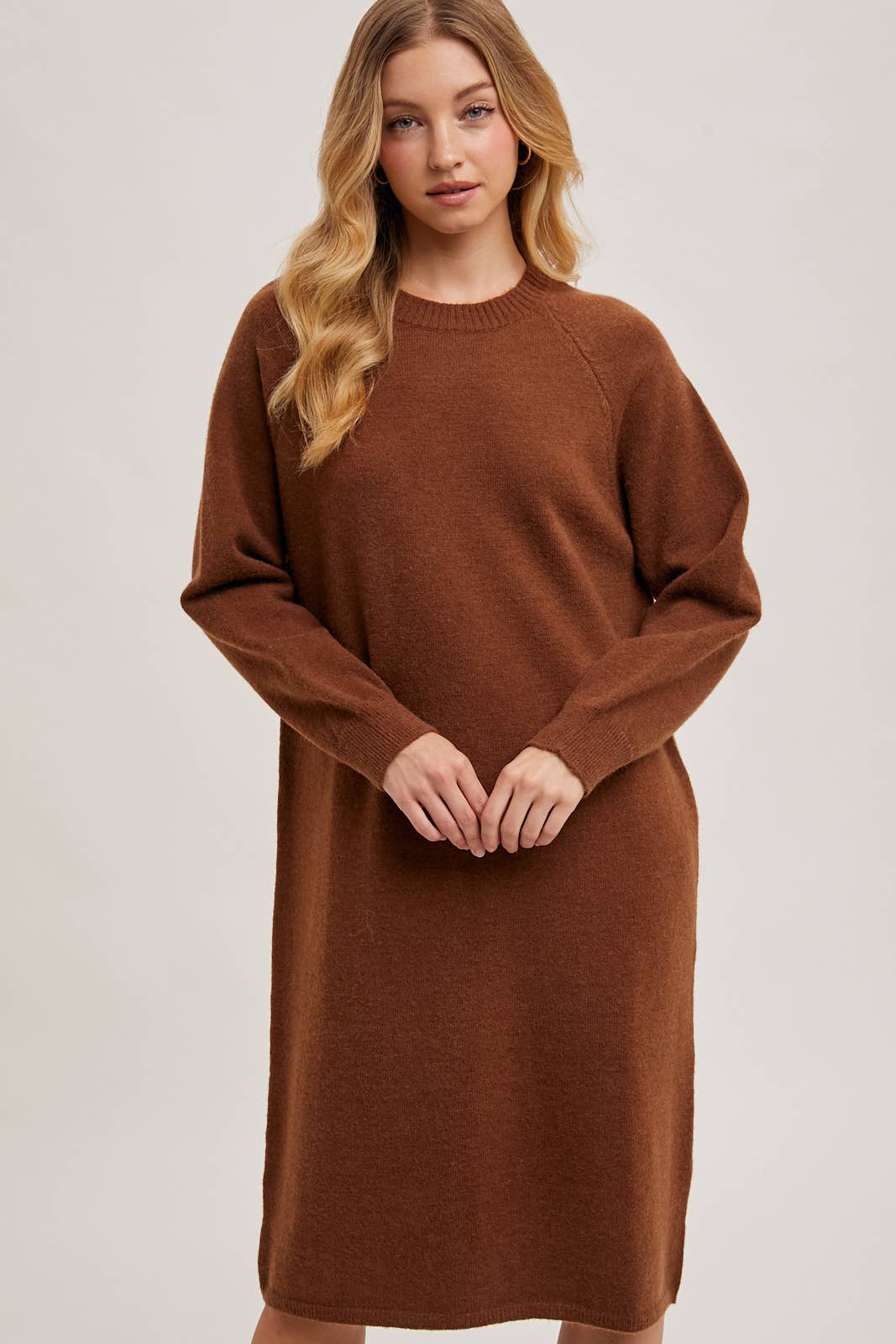 SWEATER MIDI DRESS