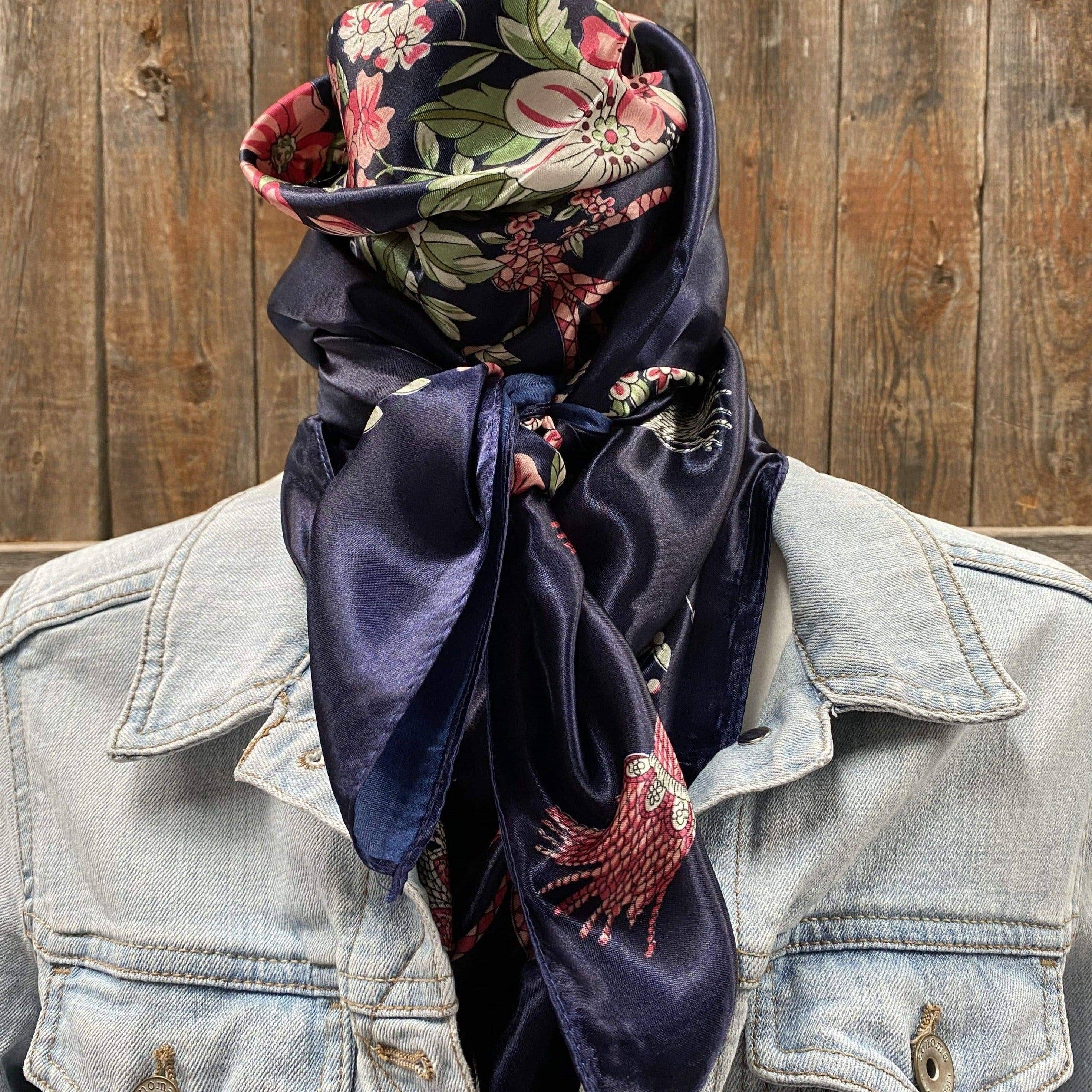 Rose Buds & Tassels Wild Rag