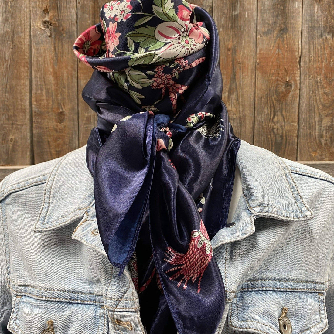 Rose Buds & Tassels Wild Rag