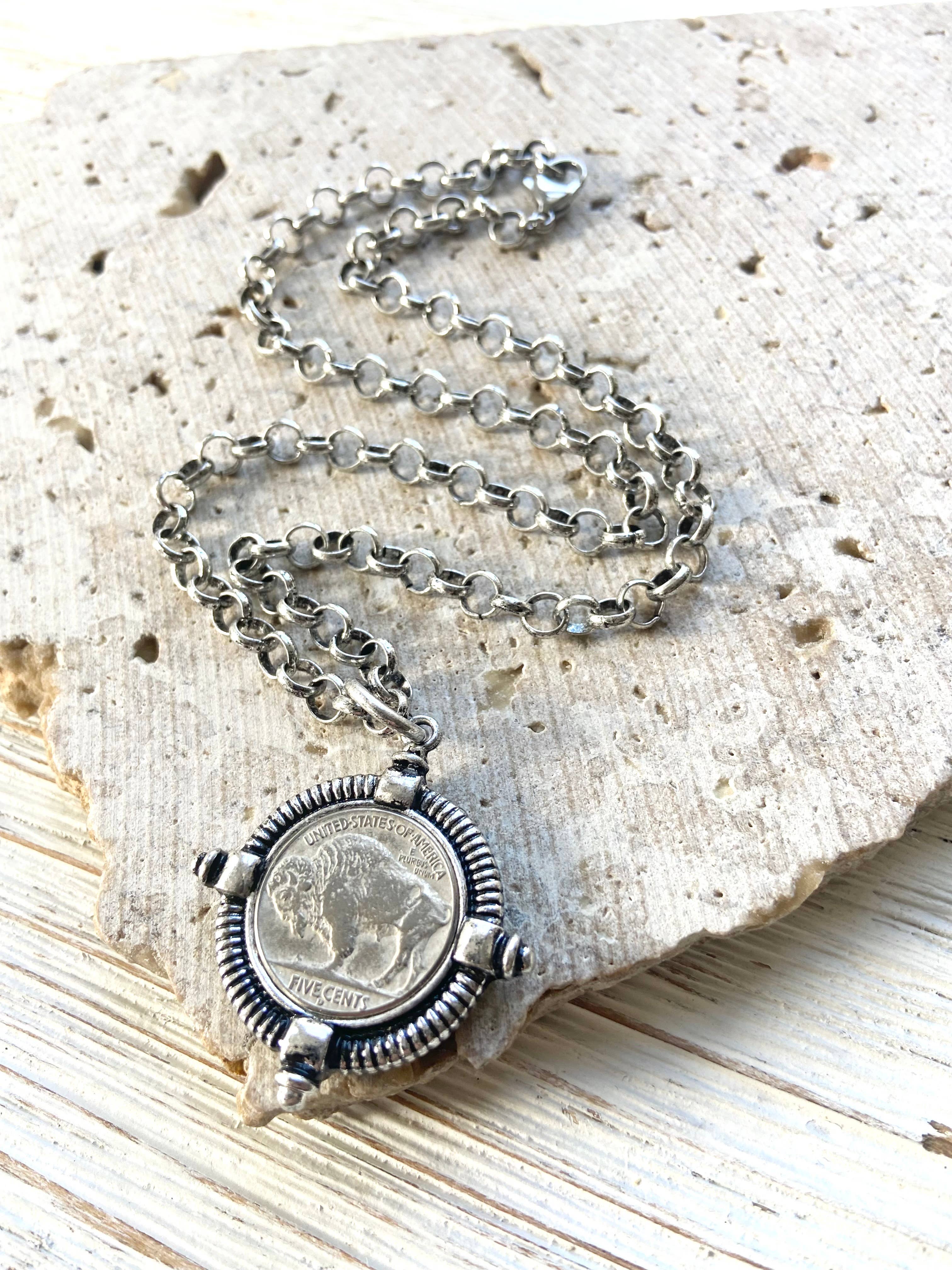 Buffalo Coin Necklace
