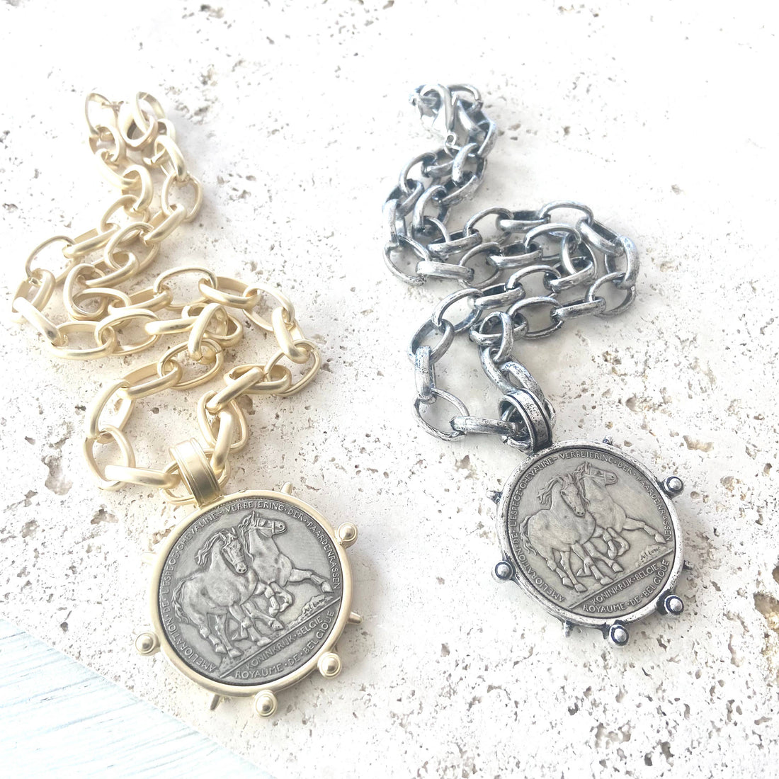 Horse Coin Pendant